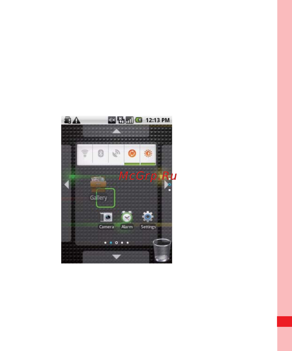Huawei U8100 [28/187] Moving a screen item
