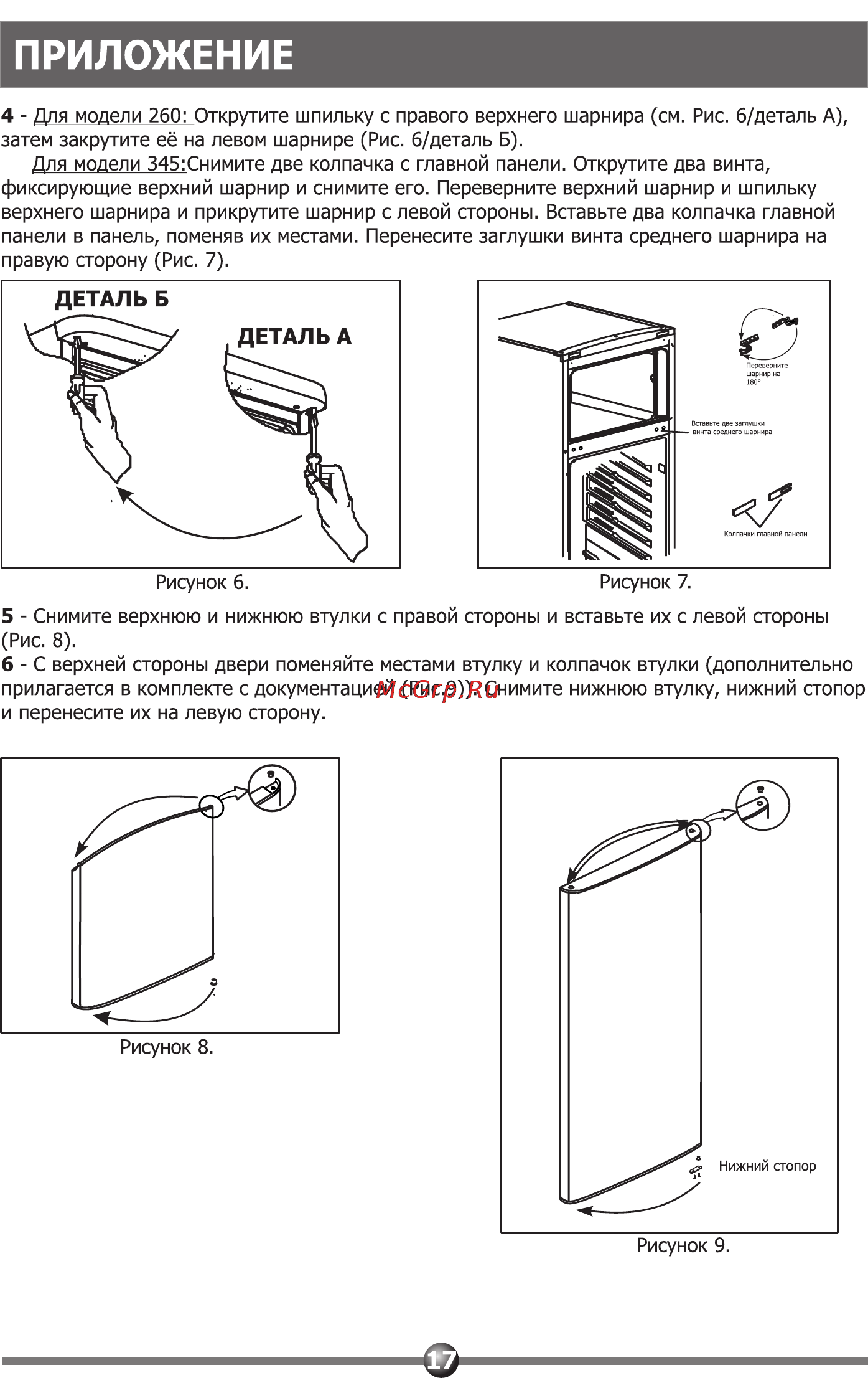 Vestel LWR 260 [17/20] Приложение