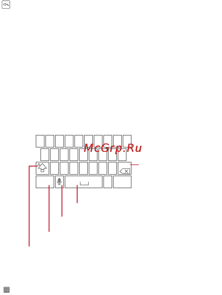 Huawei U8150 Ideos [22/51] Displaying the keyboard panel