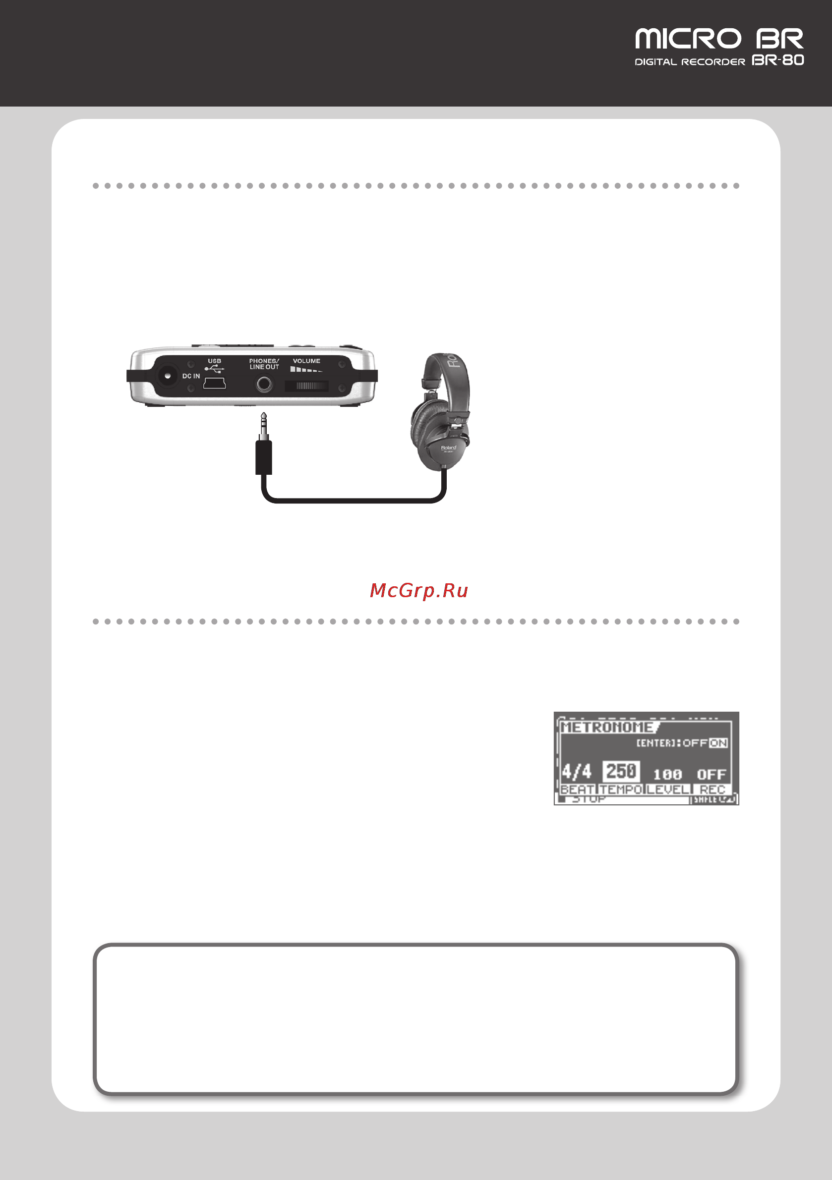 Boss BR-80 [19/132] Micro br