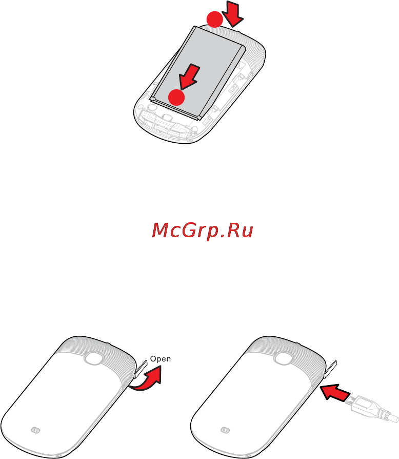 Huawei U8520 Deuce [10/94] Installing the battery