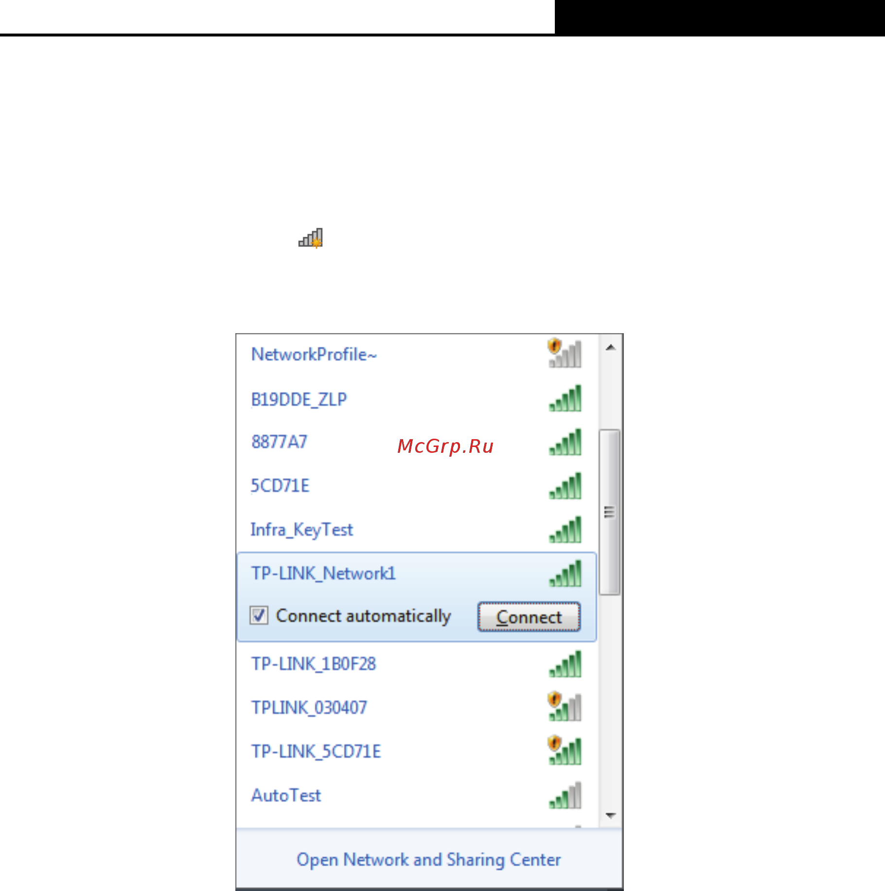 Tp-Link TL-WN821NC [24/41] To connect using windows built in wireless utility