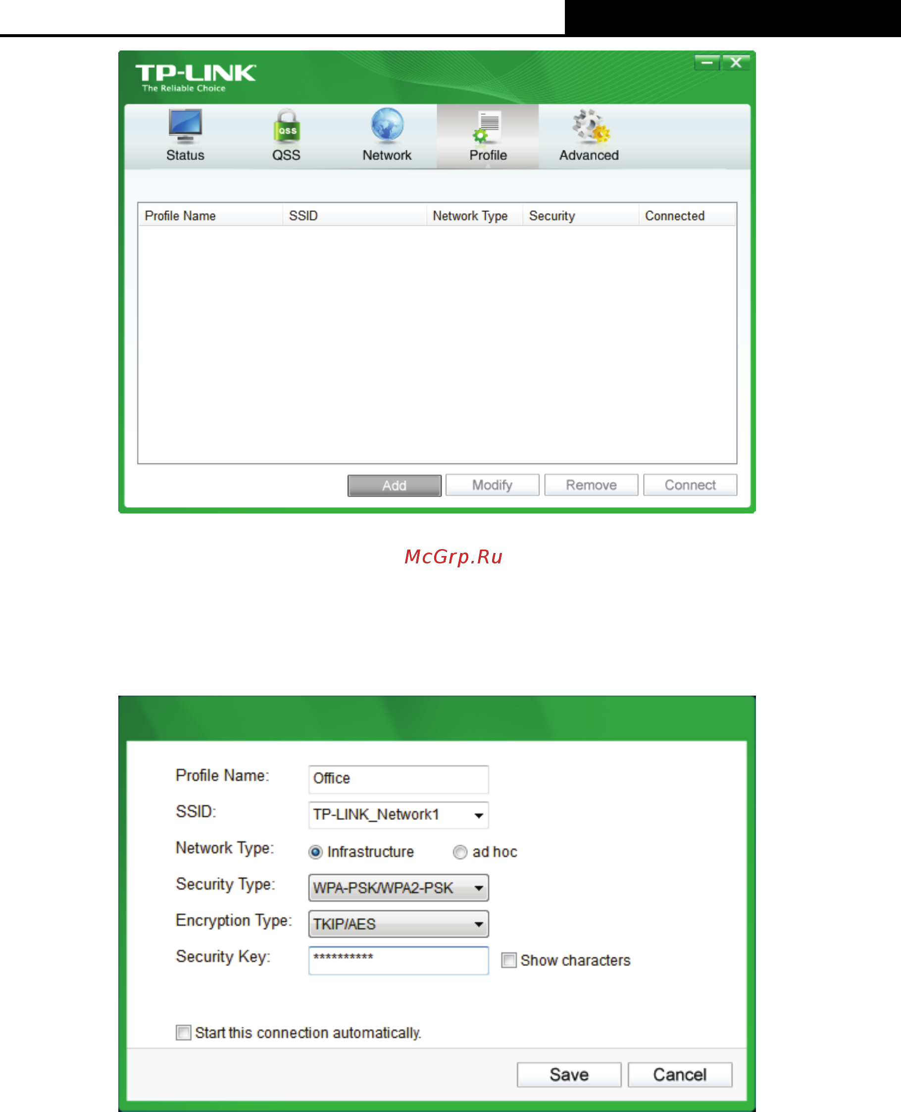 Tp-Link TL-WN722N [31/41] Add a profile