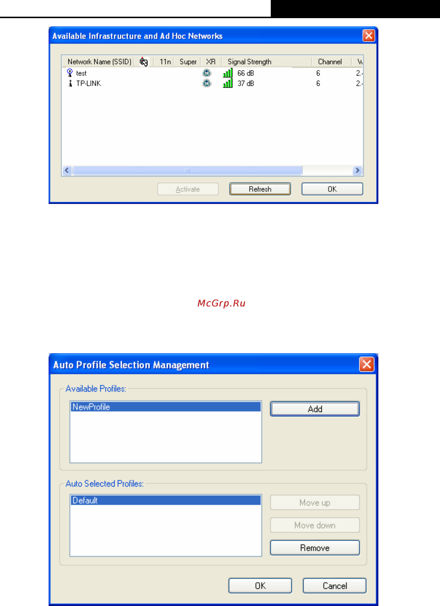Tp-Link TL-WN851ND [29/44] Auto profile selection management