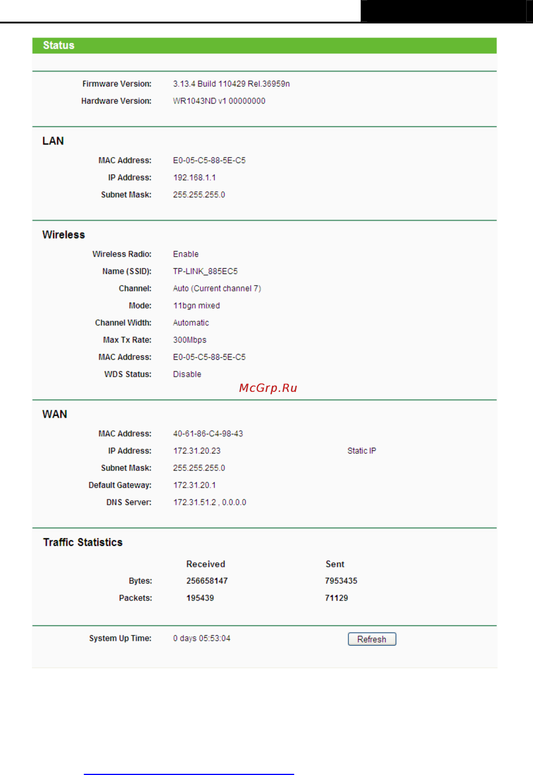 Tp-Link TL-WR1043ND [24/122] Quick setup