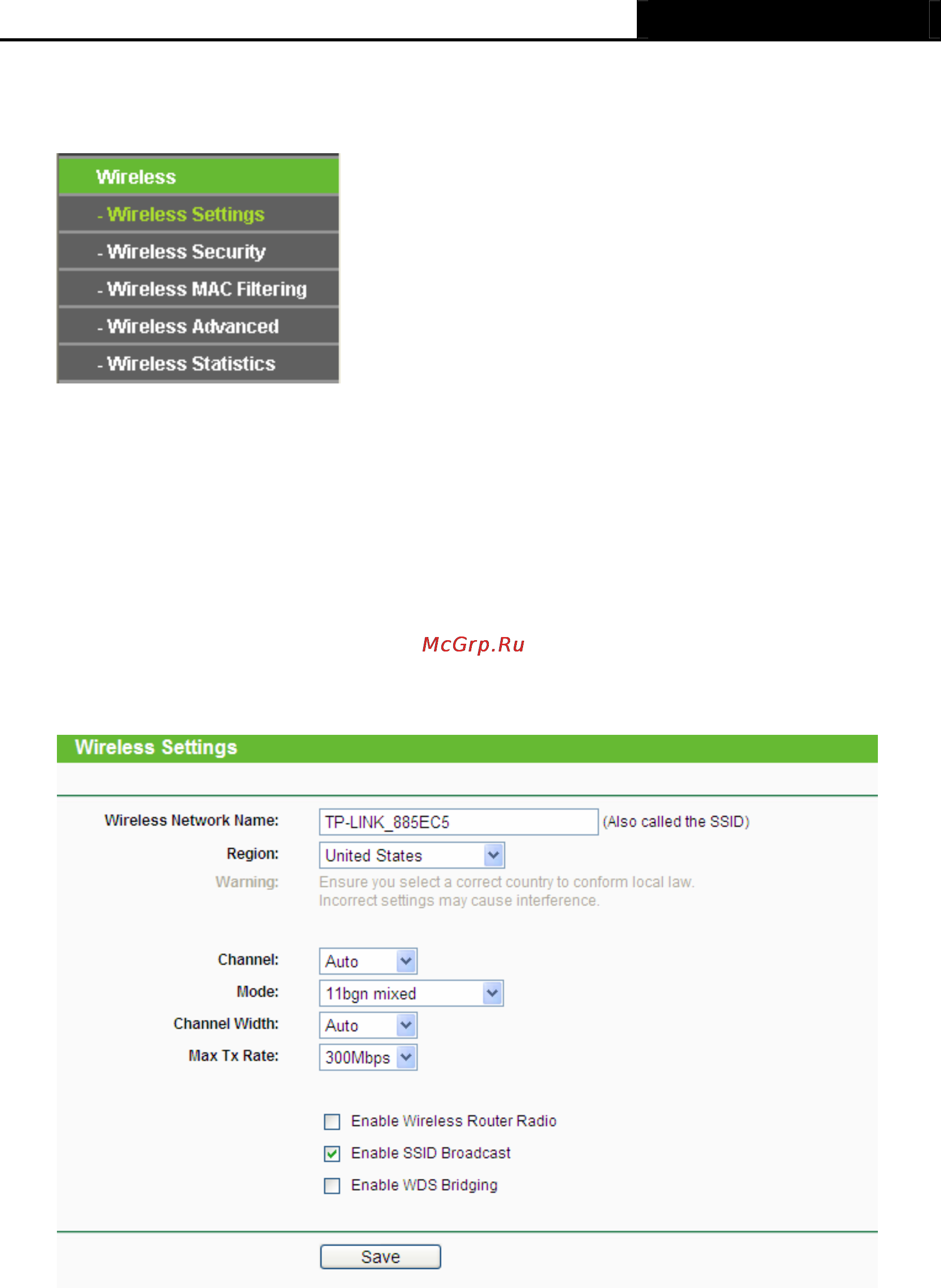 Tp-Link TL-WR1043ND [43/122] Wireless settings