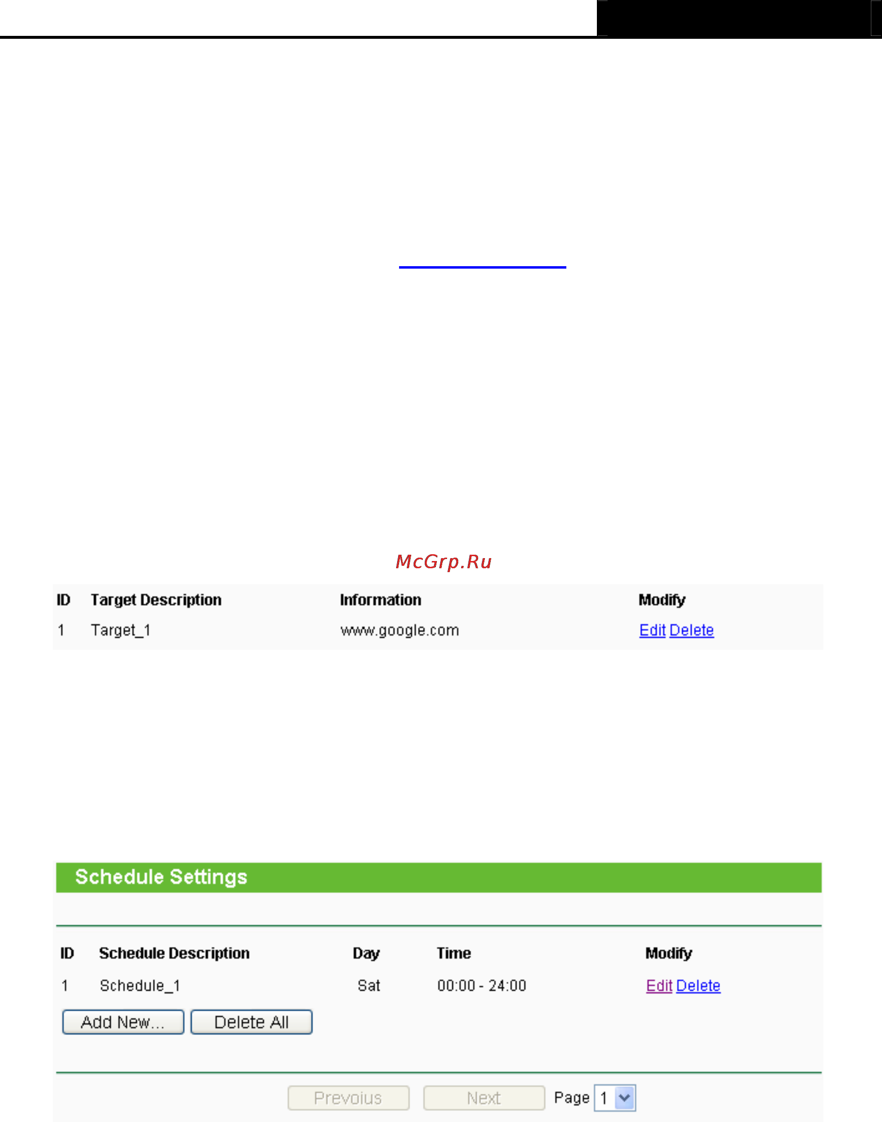 Tp-Link TL-WR1043ND [89/122] Schedule