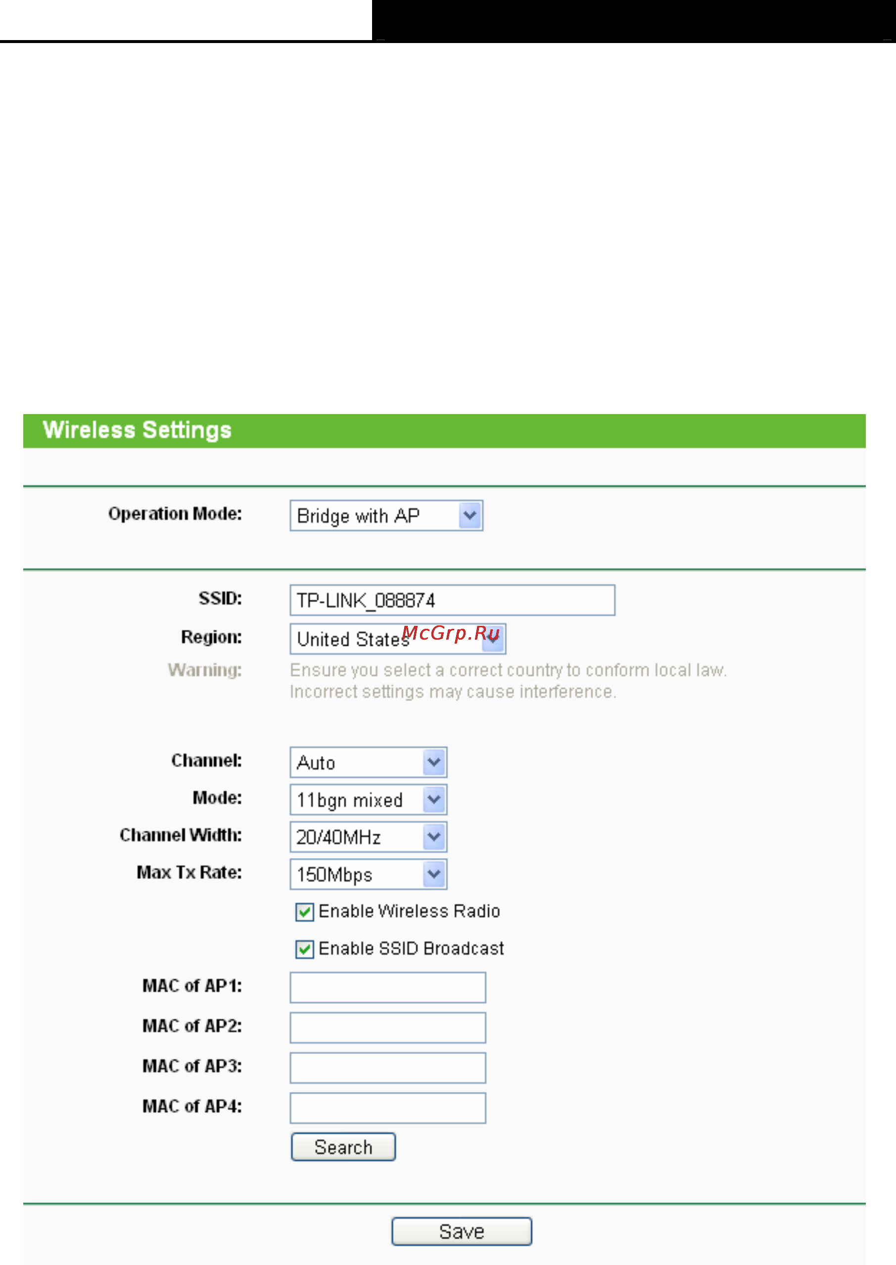 Tp-Link TL-WA701ND Инструкция по эксплуатации онлайн [38/76] 3879