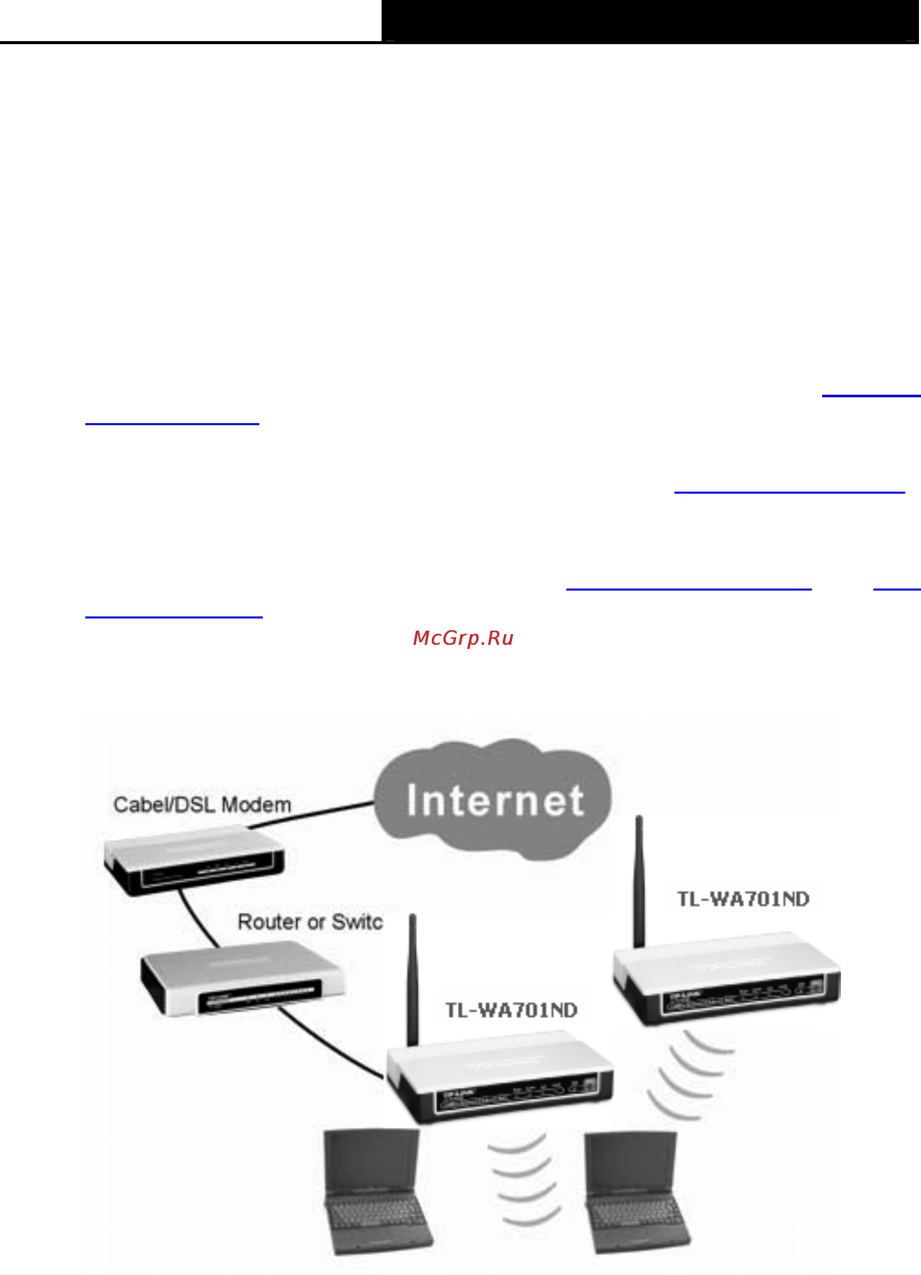 Tp-Link TL-WA701ND [69/76] Appendix a application example