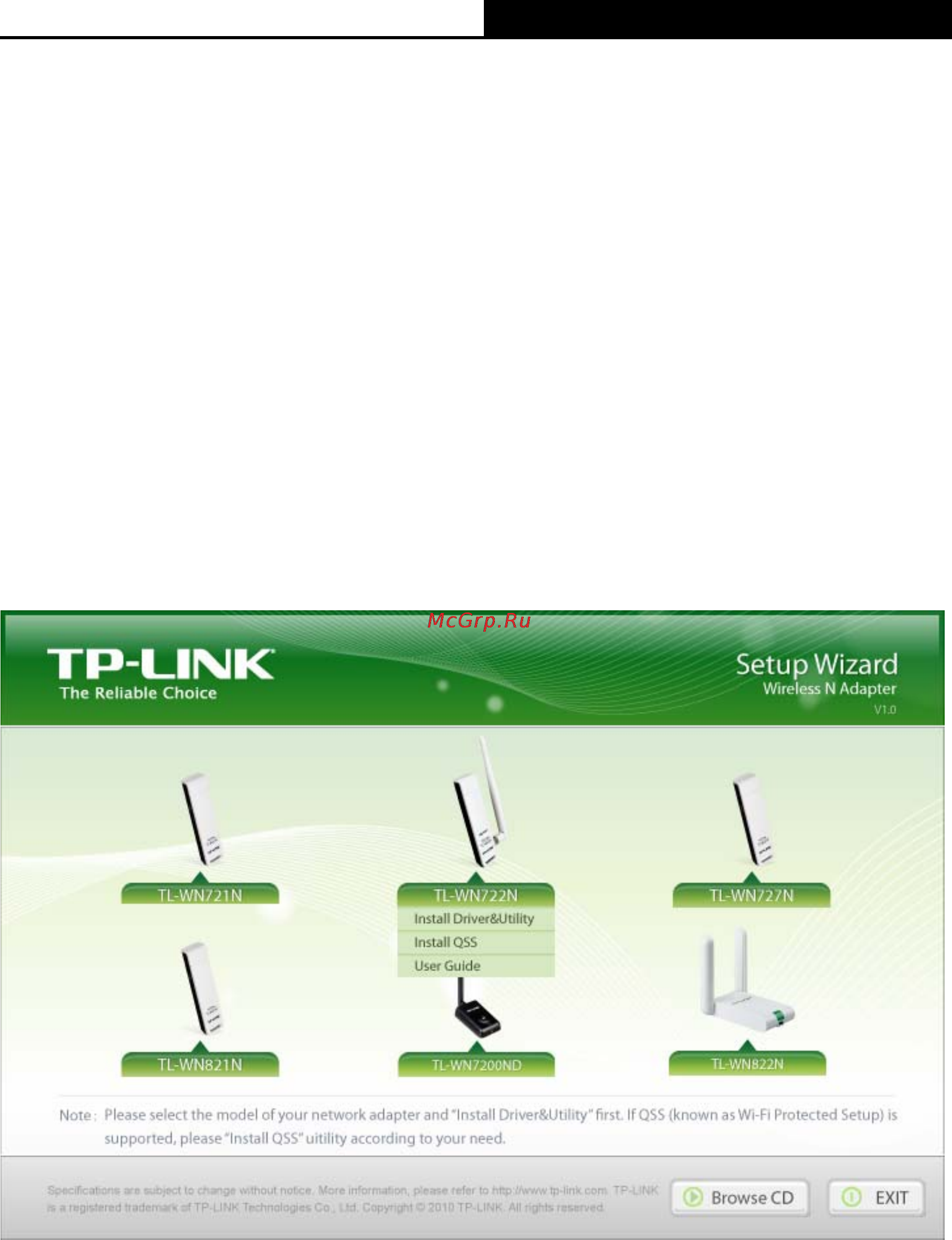 Tp-Link TL-WN722NC [40/49] Chapter 4 qss configuration
