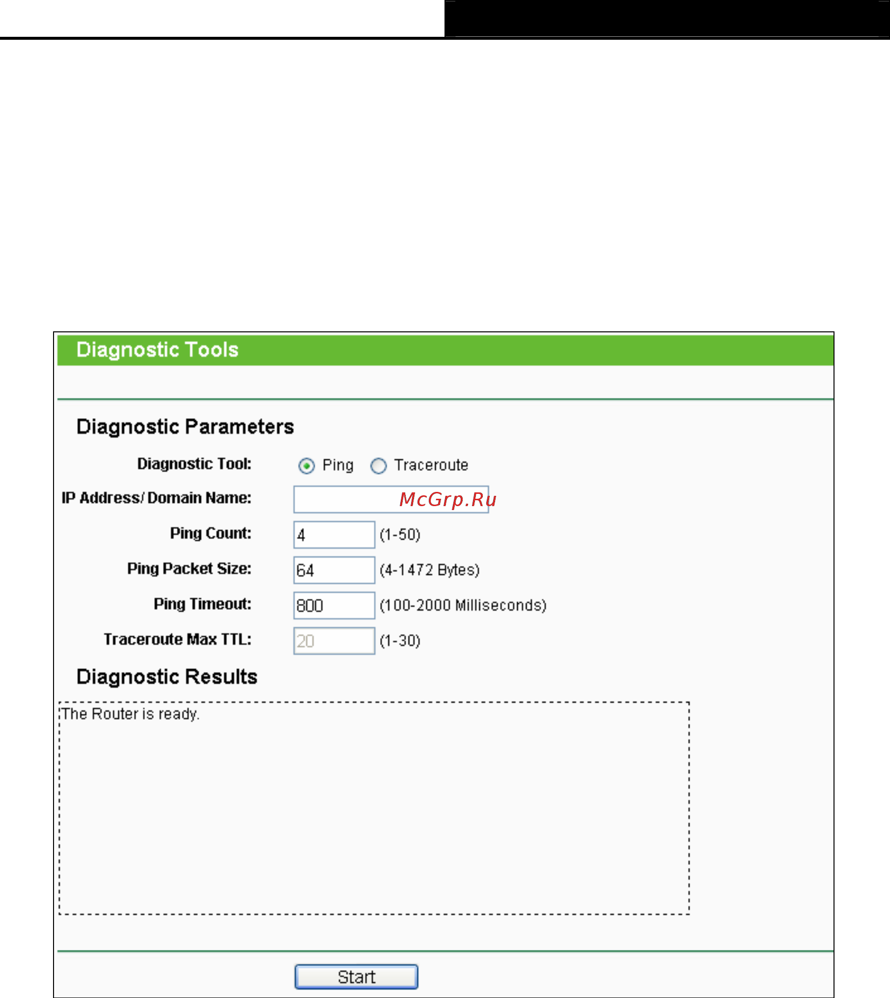 Tp-Link TL-WR700N [51/175] Diagnostic