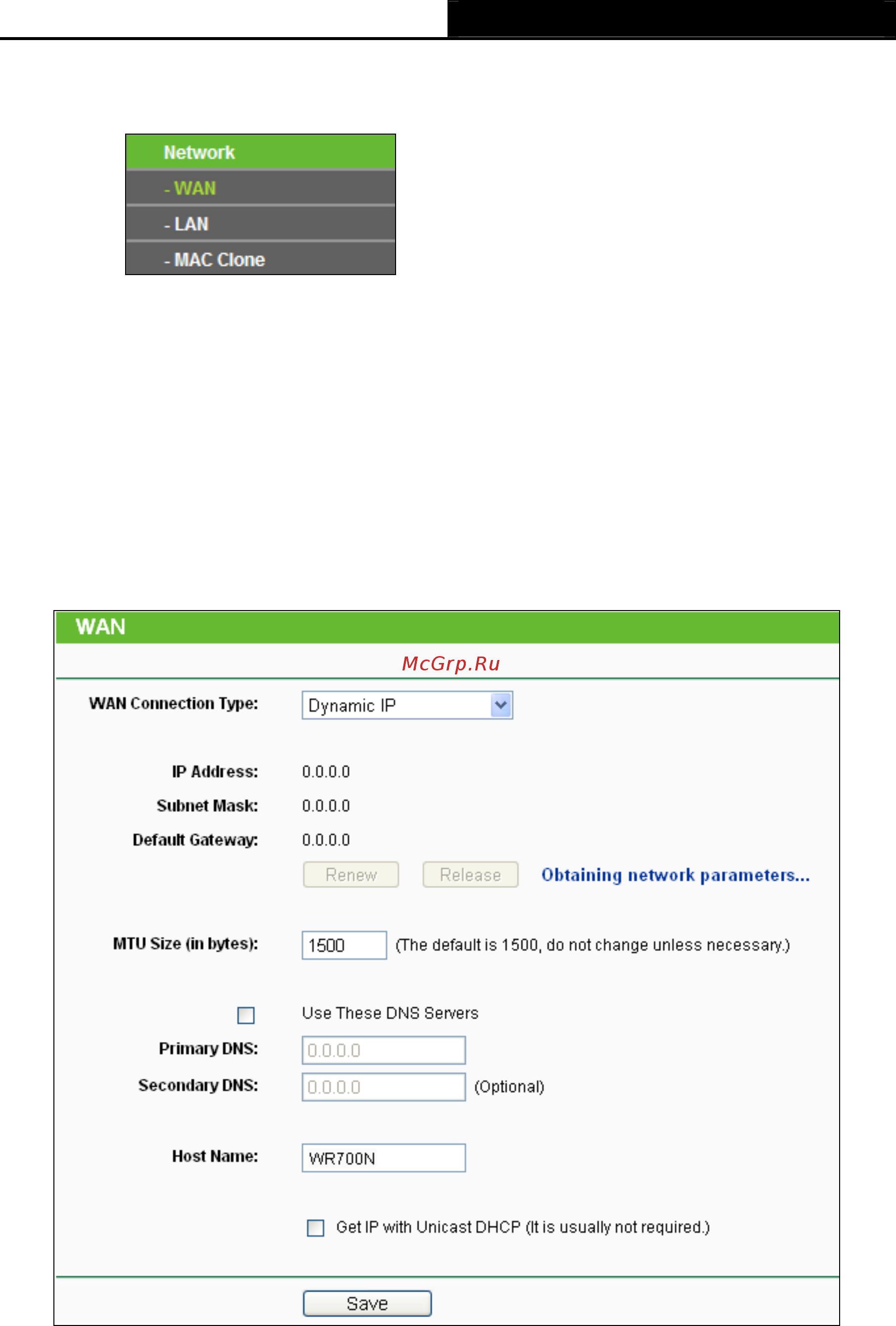 Tp-Link TL-WR700N [61/175] Network