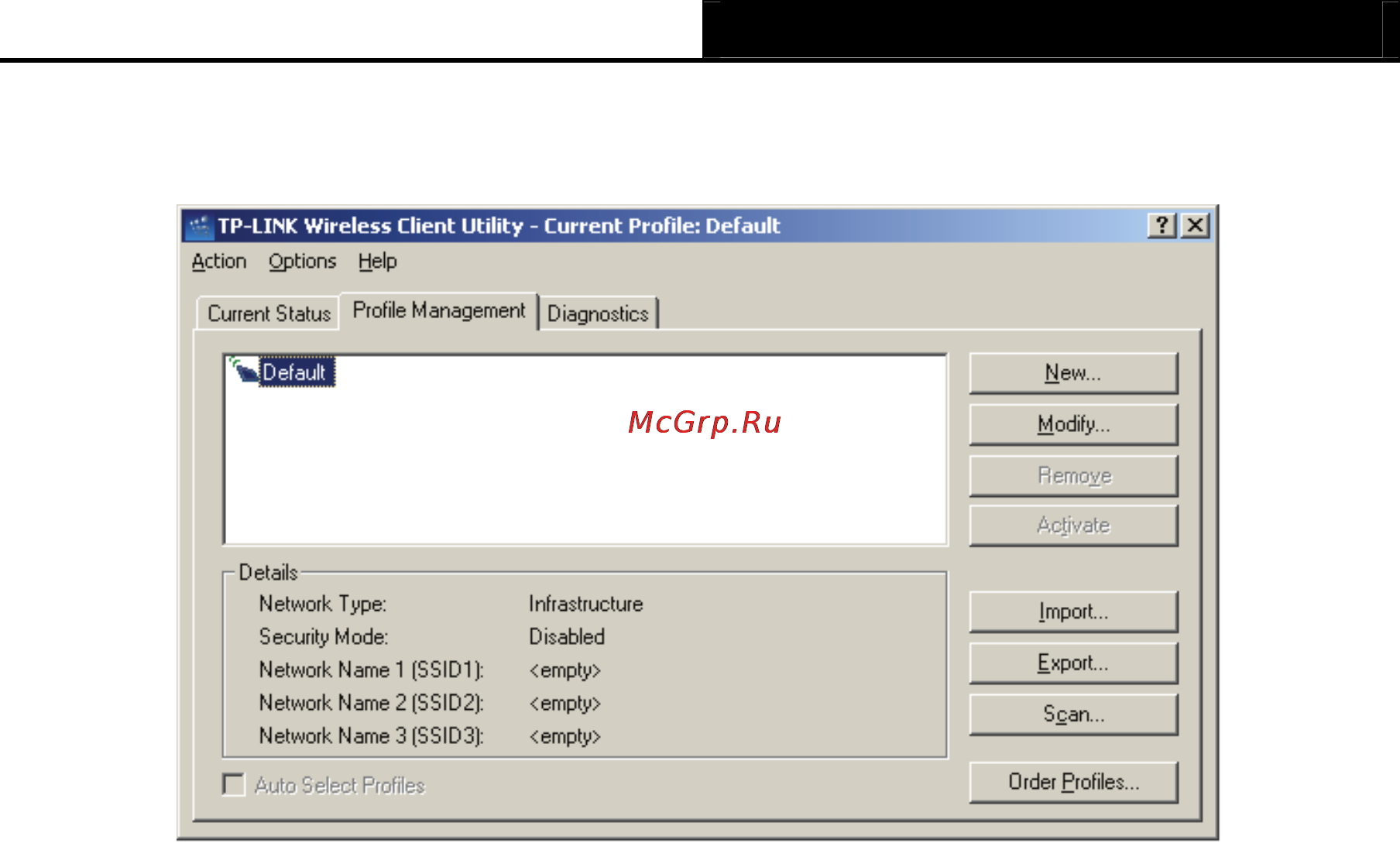 Tp-Link TL-WN620G [21/33] Add or modify a configuration profile