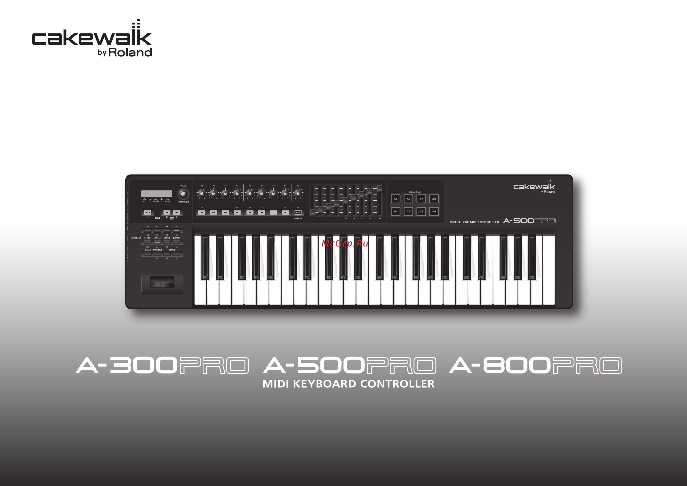 Cakewalk A-800PRO Инструкция по эксплуатации онлайн