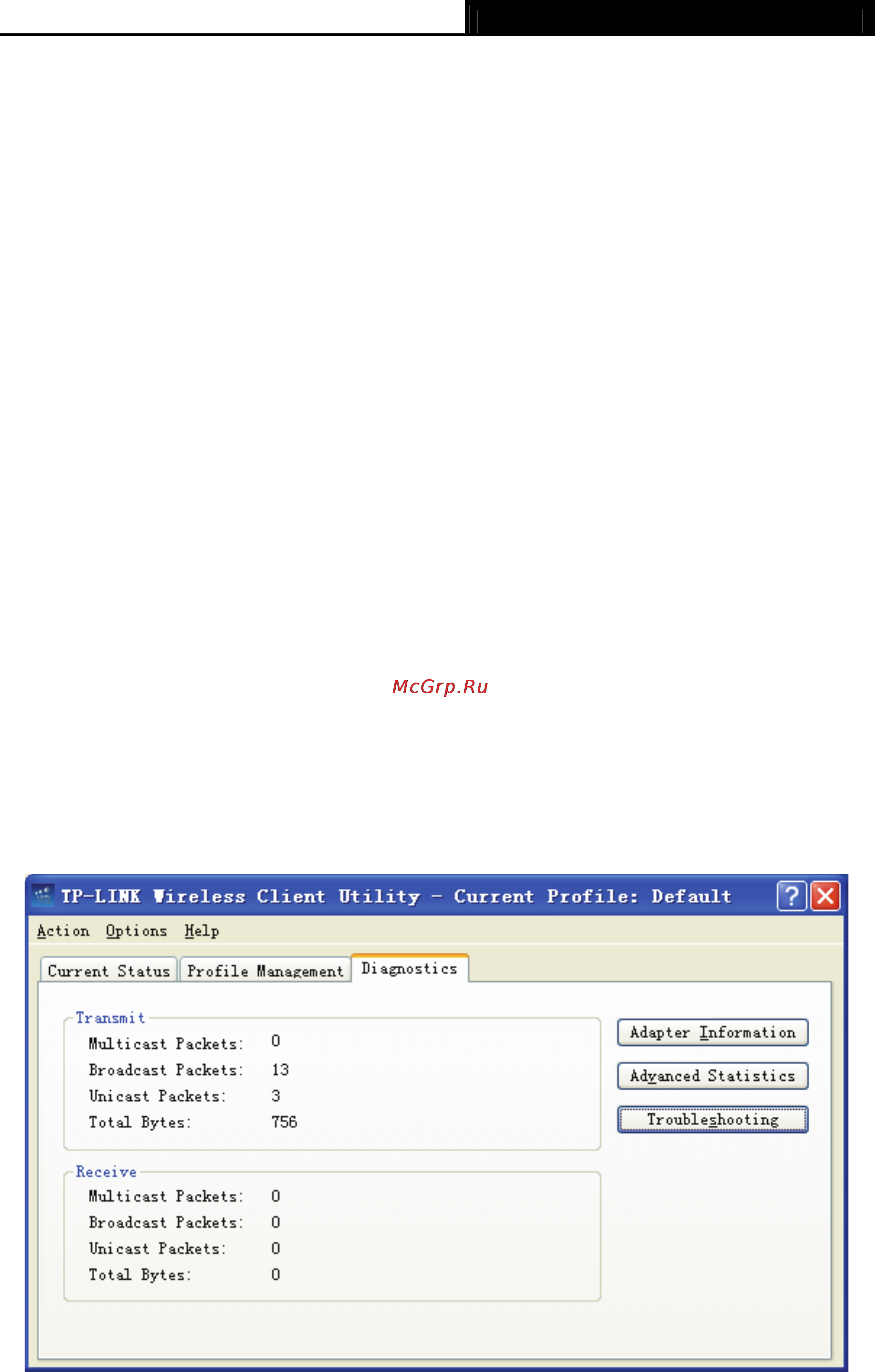 Tp-Link TL-WN350GD [32/40] Diagnostics