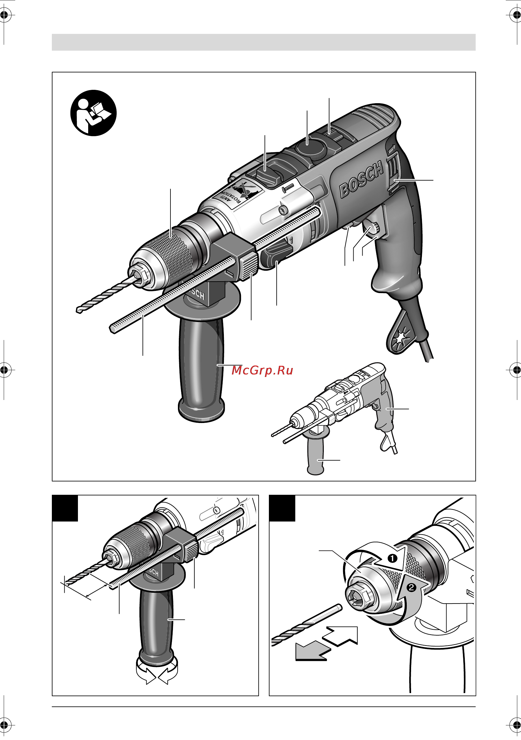 Bosch GSB 20-2 RCE Инструкция по эксплуатации онлайн [4/145] 3972