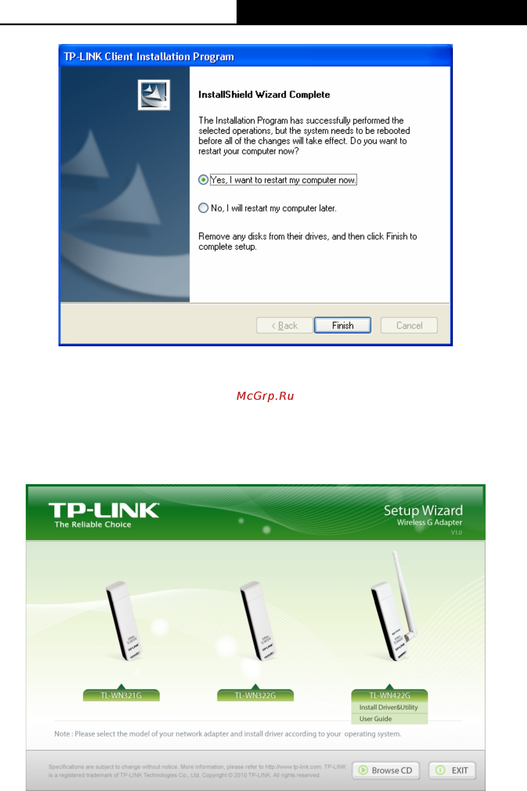 Tp-Link TL-WN422G [17/46] For windows vista