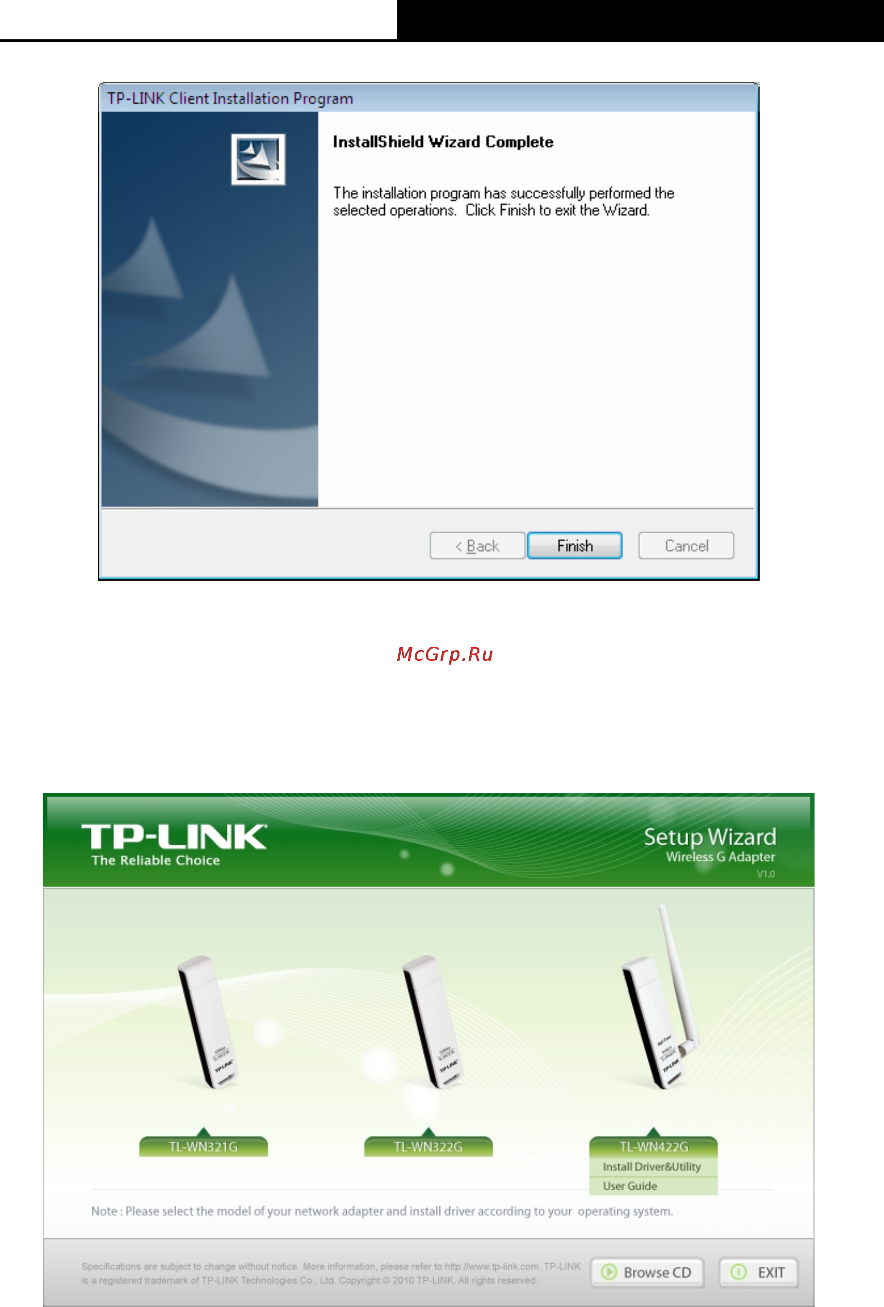 Tp-Link TL-WN422G [20/46] For windows 7