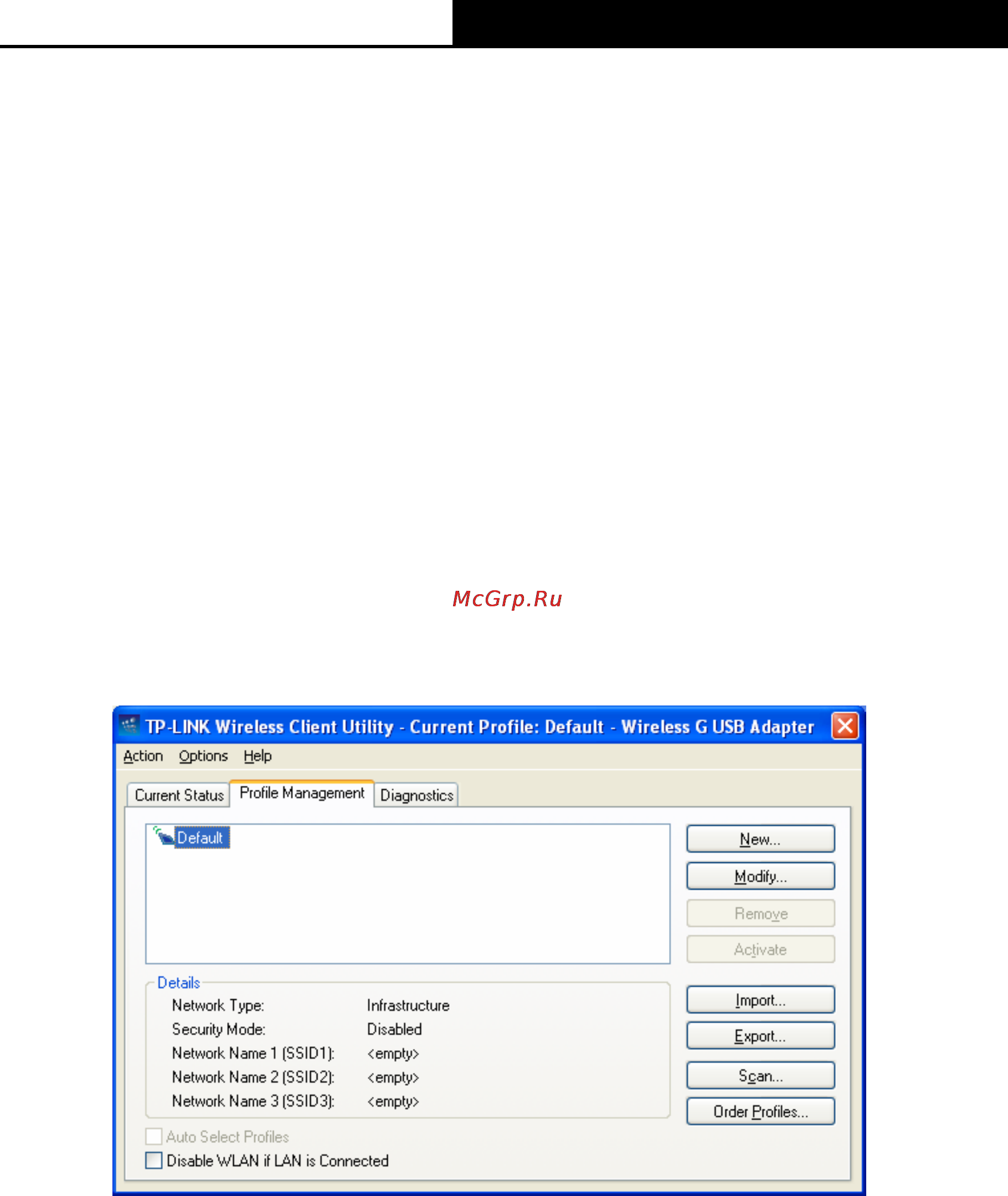 Tp-Link TL-WN422G [26/46] Add or modify a configuration profile
