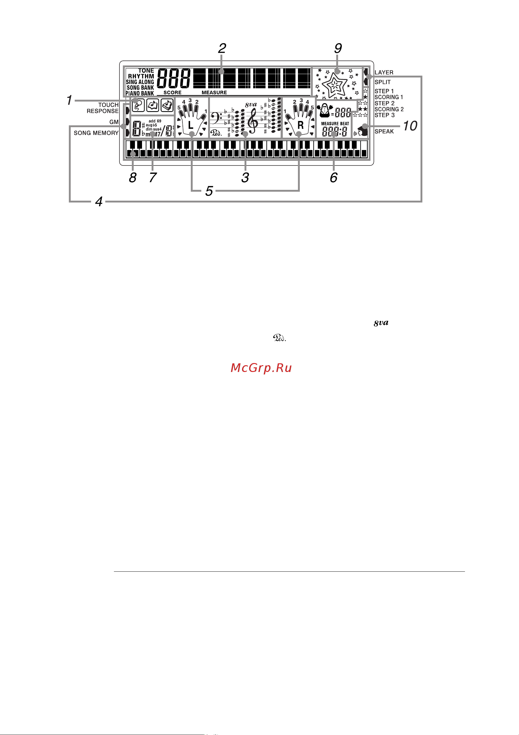 Casio CTK-591 [13/80] О дисплее