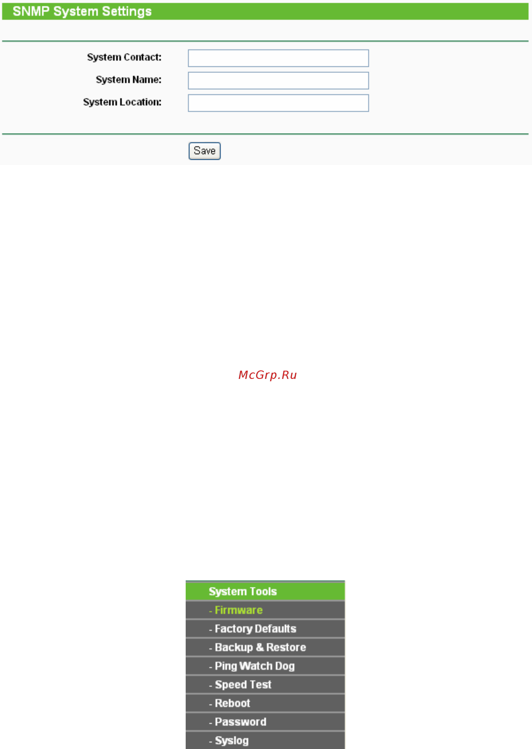 Tp-Link TL-WA5210G [97/114] Snmp system setting