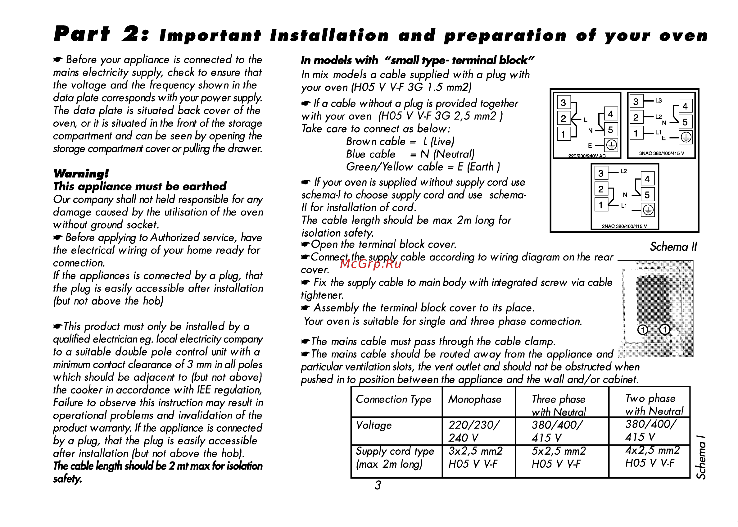 Beko CS 58000 [37/72] Poft important installation and preparation of your oven