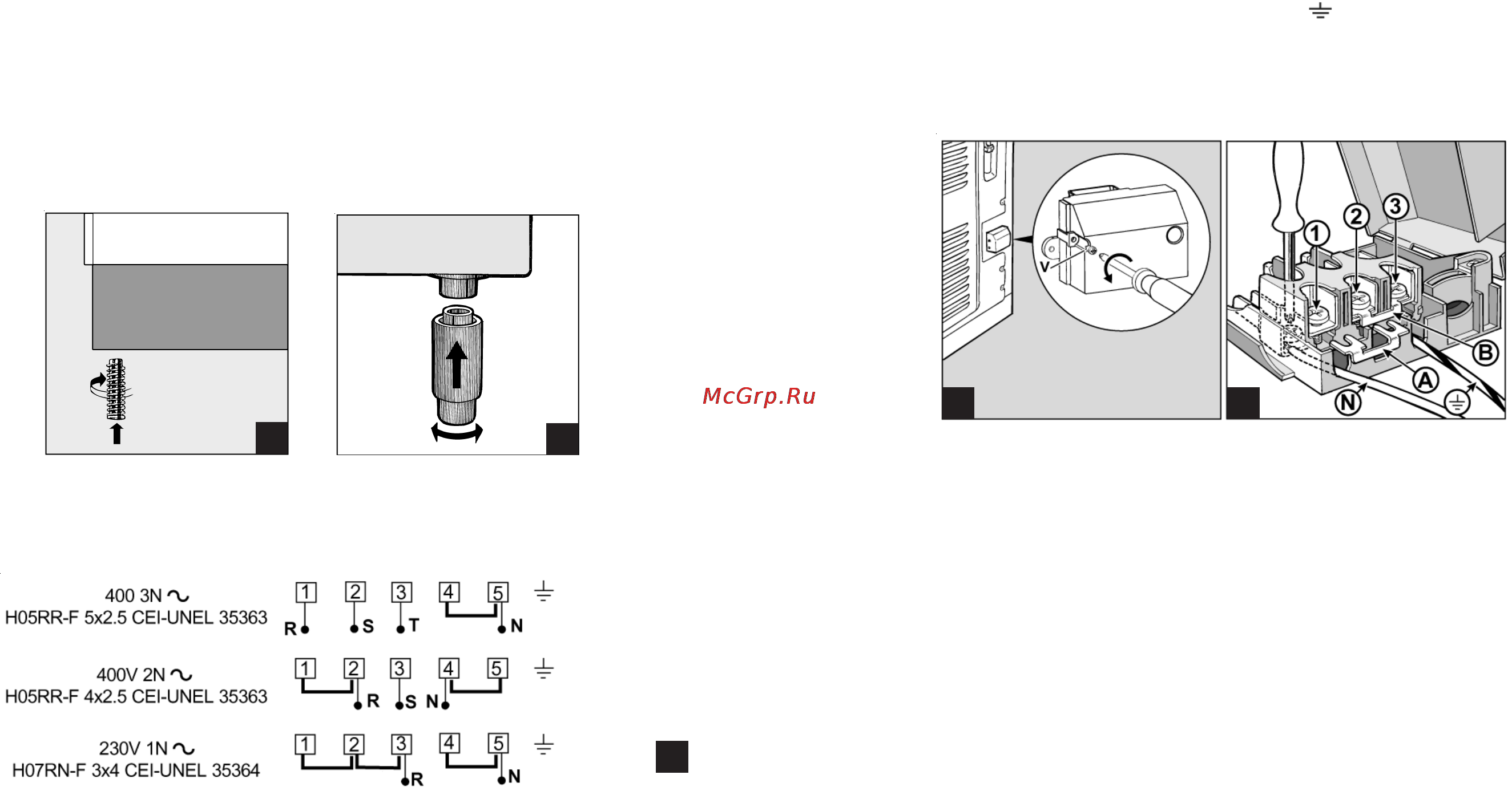Indesit K3E51 W ⁄ R [4/12] Электрическое подключение