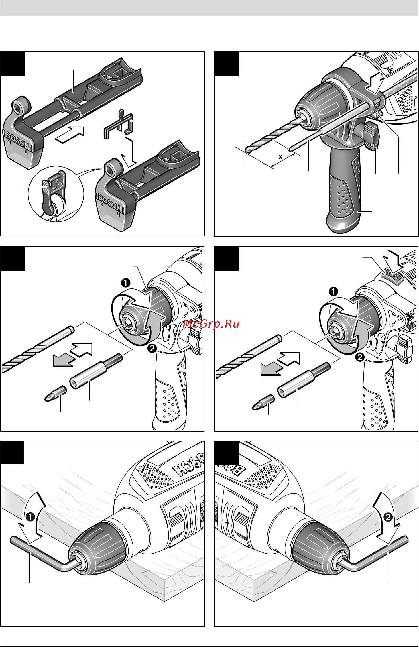 Bosch PSB 750 RCE 0.603.128.503 Инструкция по эксплуатации онлайн [5/100] 4038
