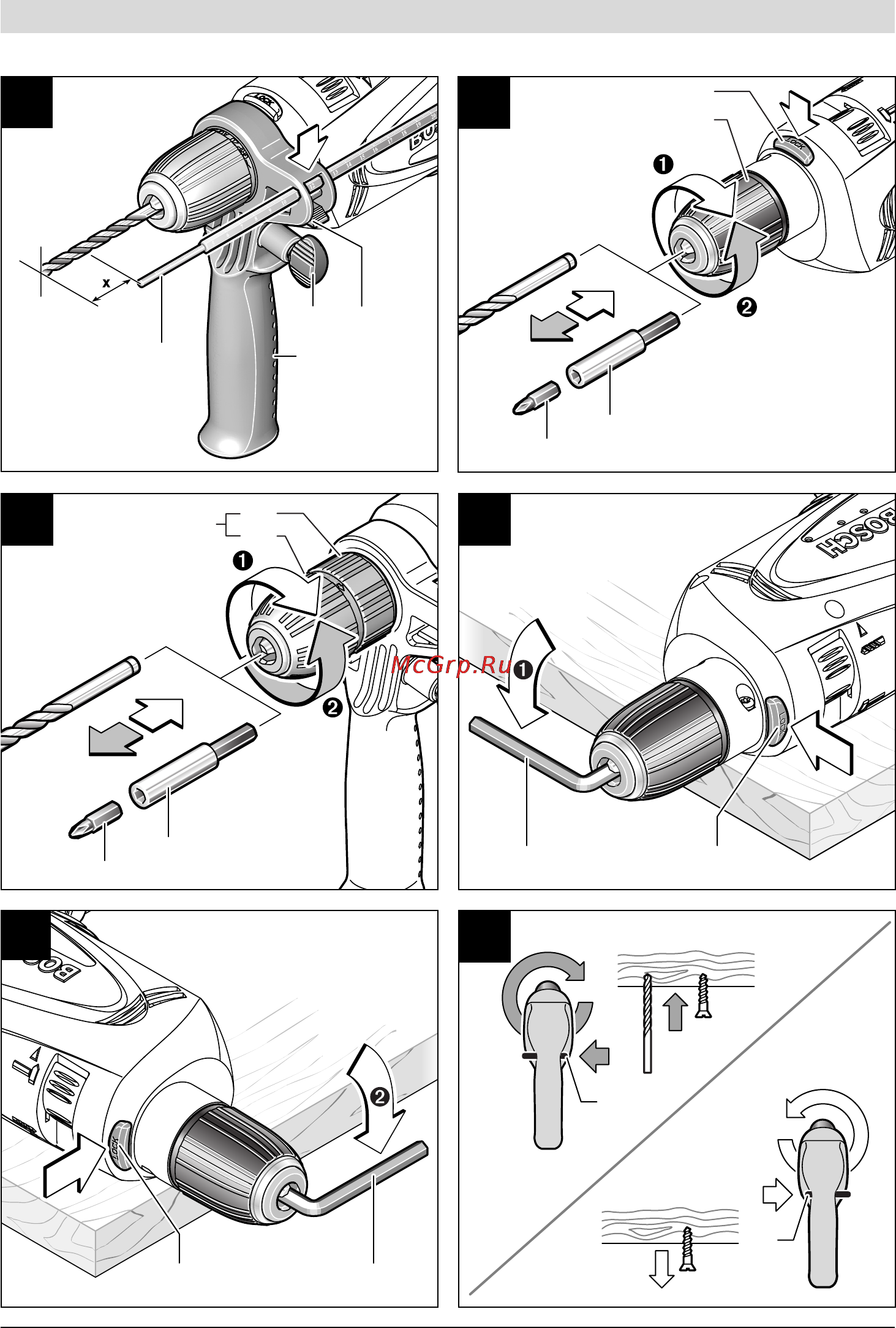 Bosch PSB 600 RE 0603126226 Инструкция по эксплуатации онлайн [5/143] 4044