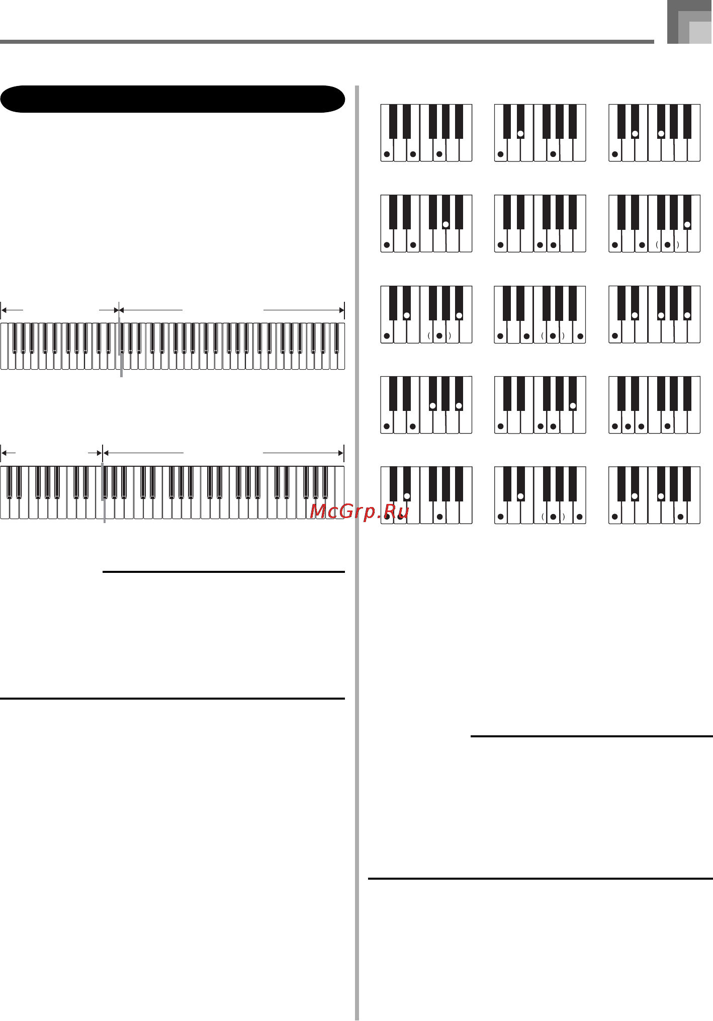 Casio WK-110 [35/71] Автоаккомпанемент