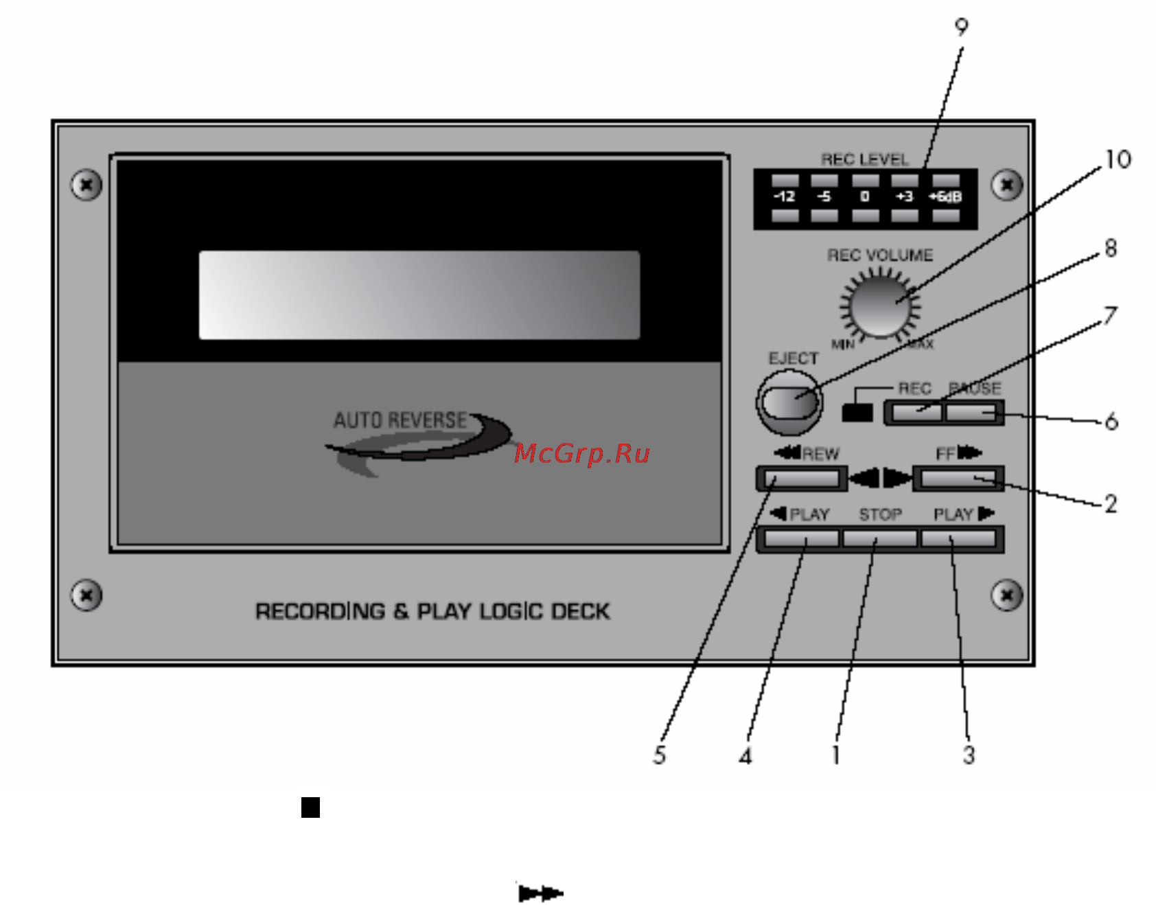 Inter-M PA-2200 [5/12] Панель кассетной деки