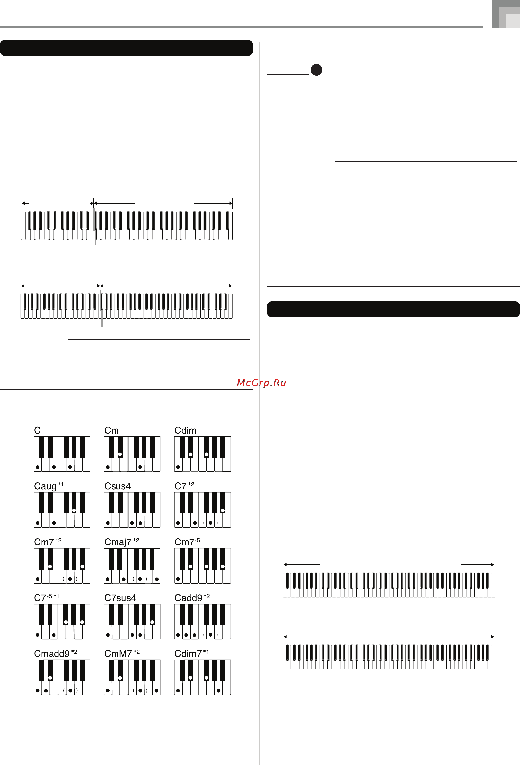 Casio WK-3300 [37/123] Автоаккомпанемент