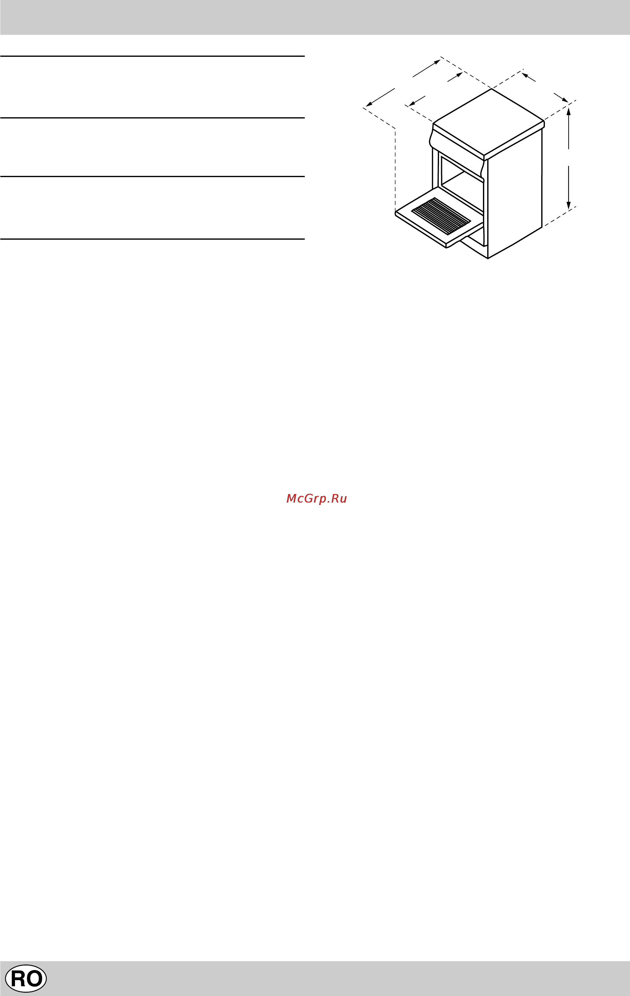 Indesit KJ1G2 W ⁄ R [28/44] Caracteristici tehnice