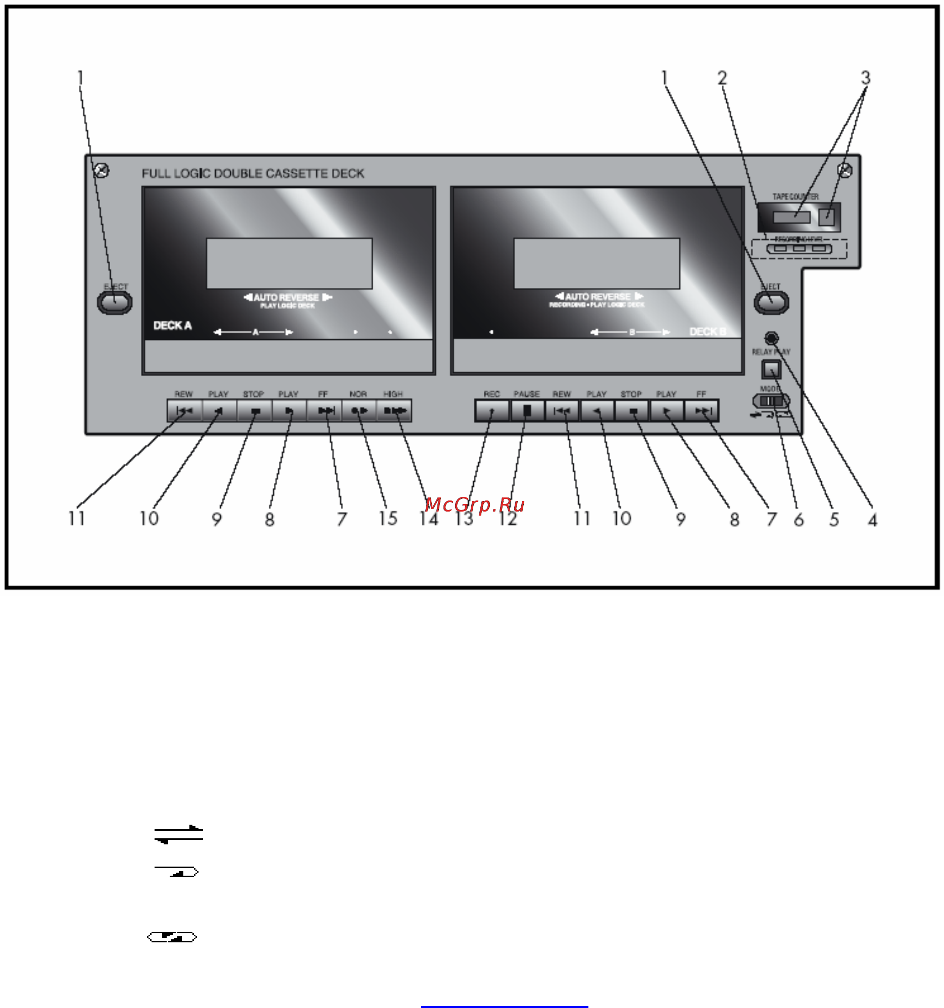 Inter-M SYS-2120 [6/14] Модуль двух кассетного магнитофона