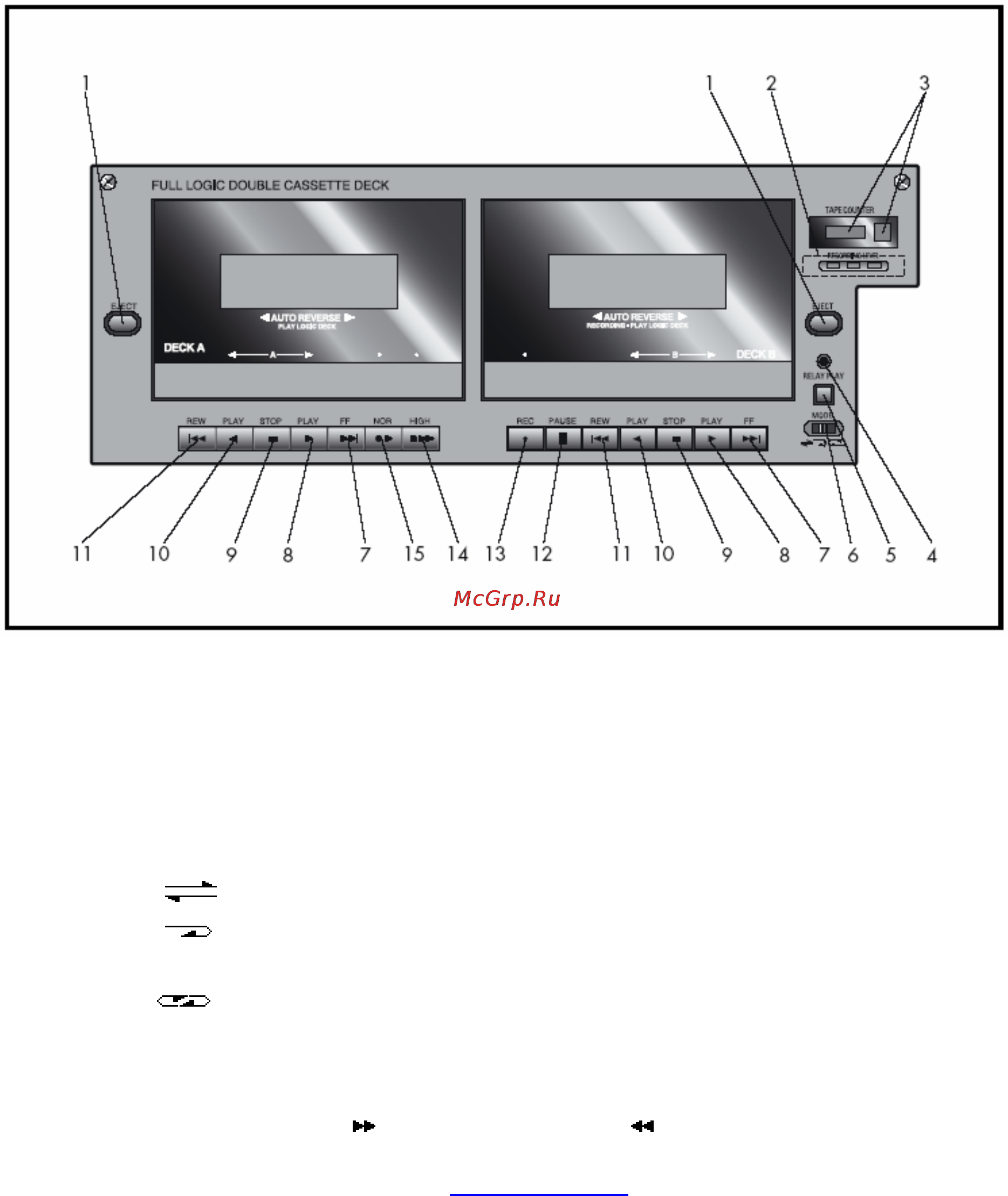 Inter-M SYS-2240M [6/12] Модуль двух кассетного магнитофона