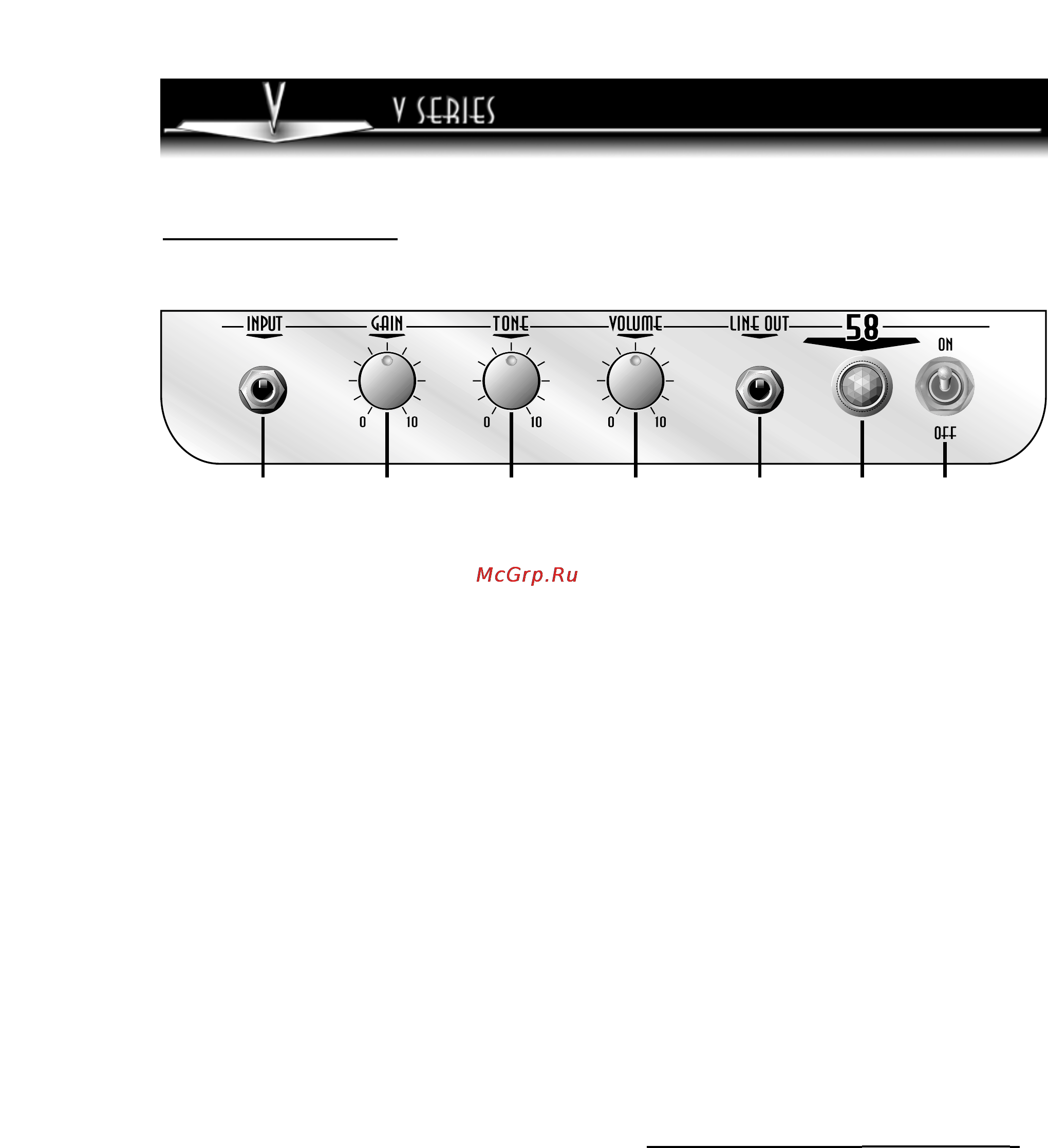 Crate V58 [4/12] V58 guitar amplifier