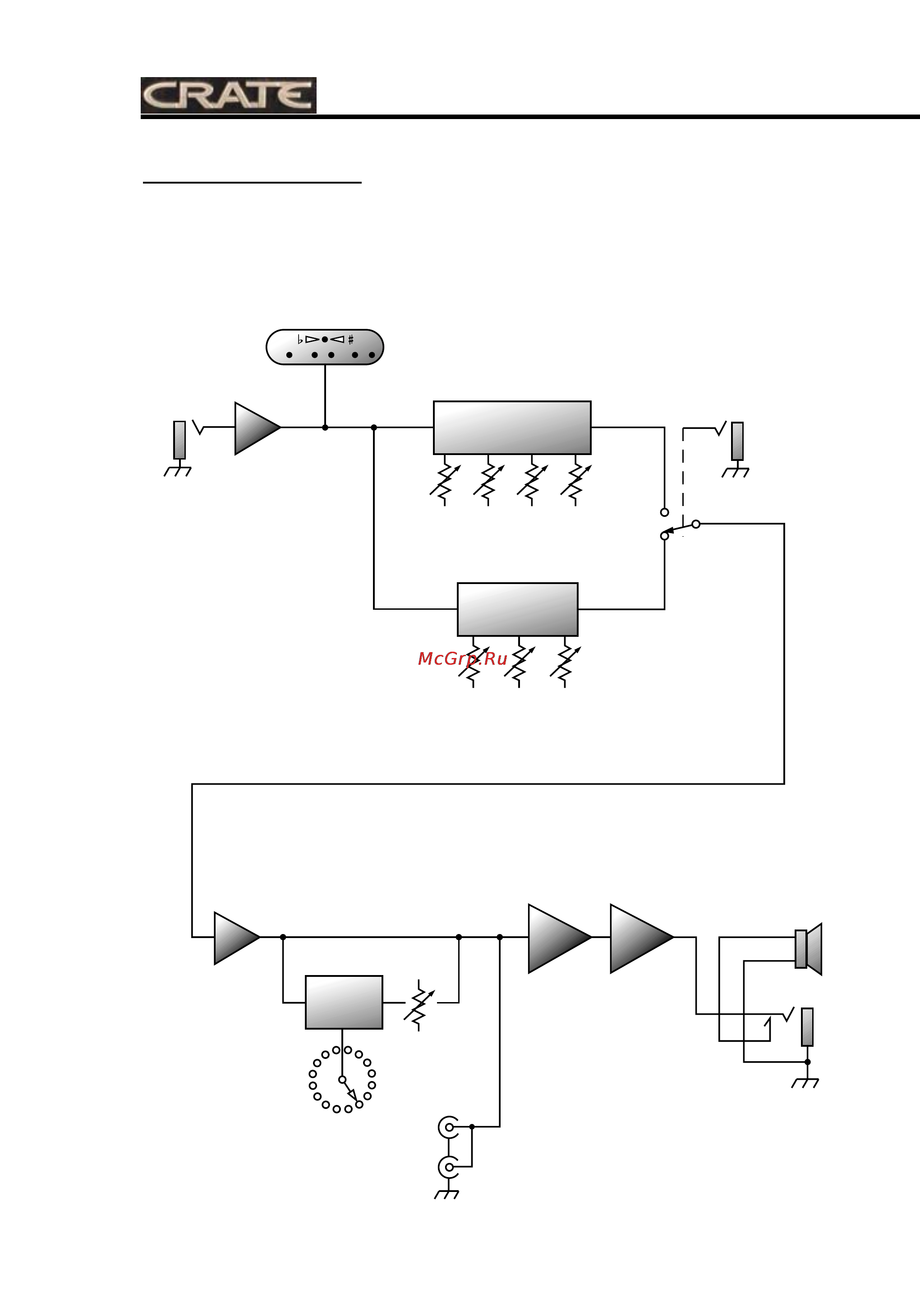 Crate VTX30B [7/8] System block diagram