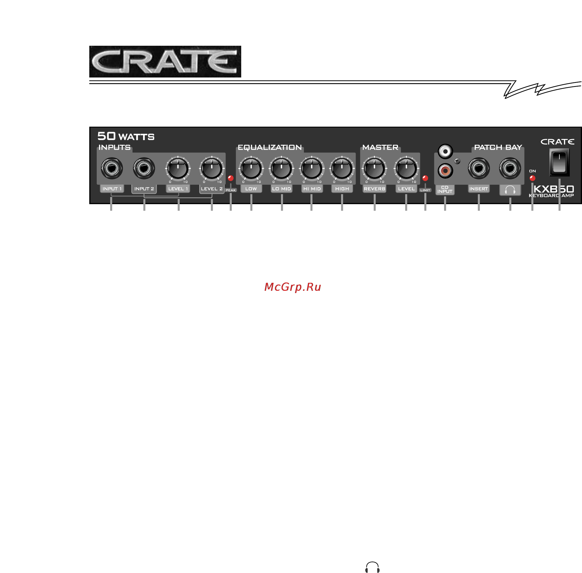 Crate KXB50U [3/4] Kxb50 keyboard amplifier