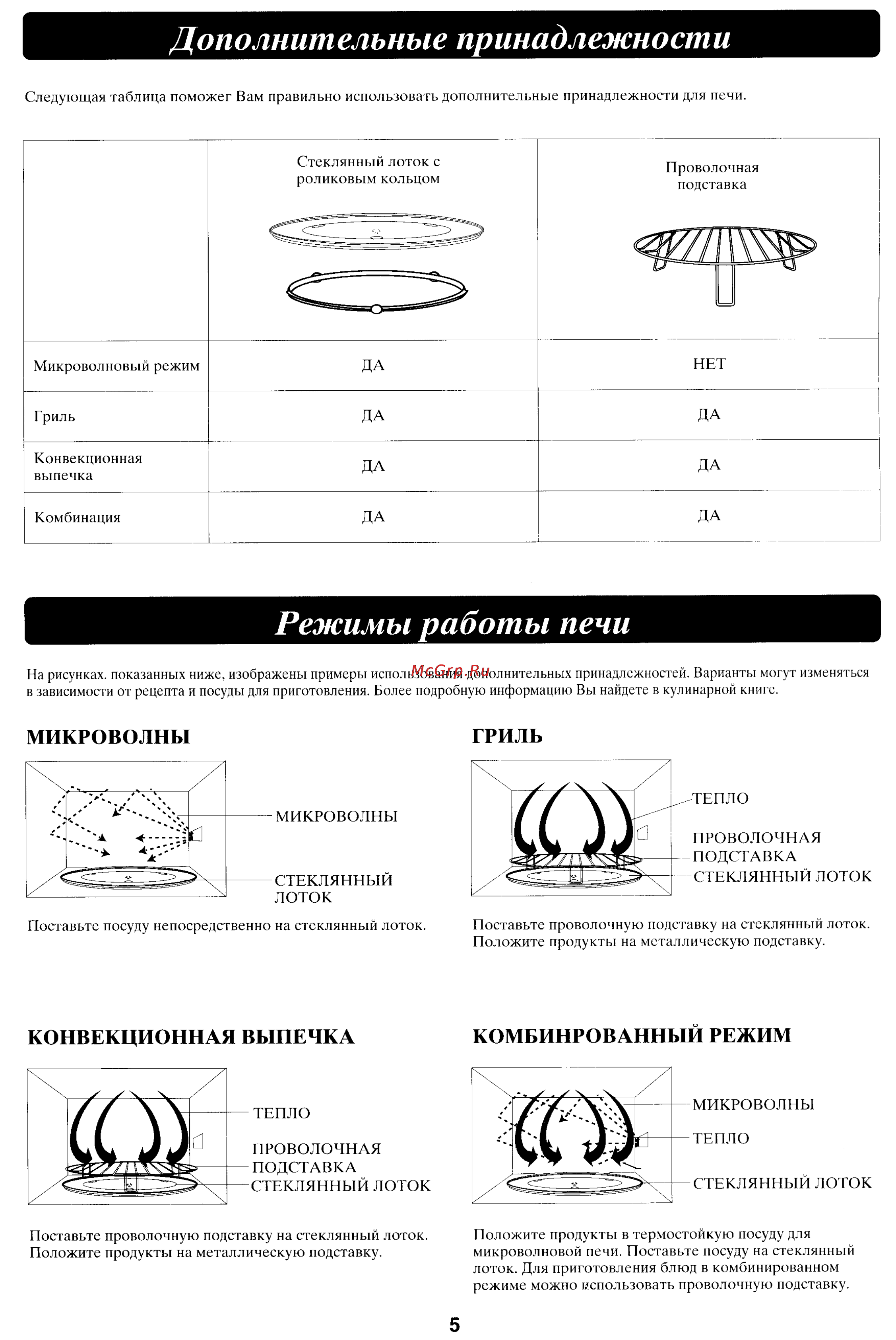 Panasonic NN-C781JF [6/18] Конвекционная выпечка комбинрованный режим