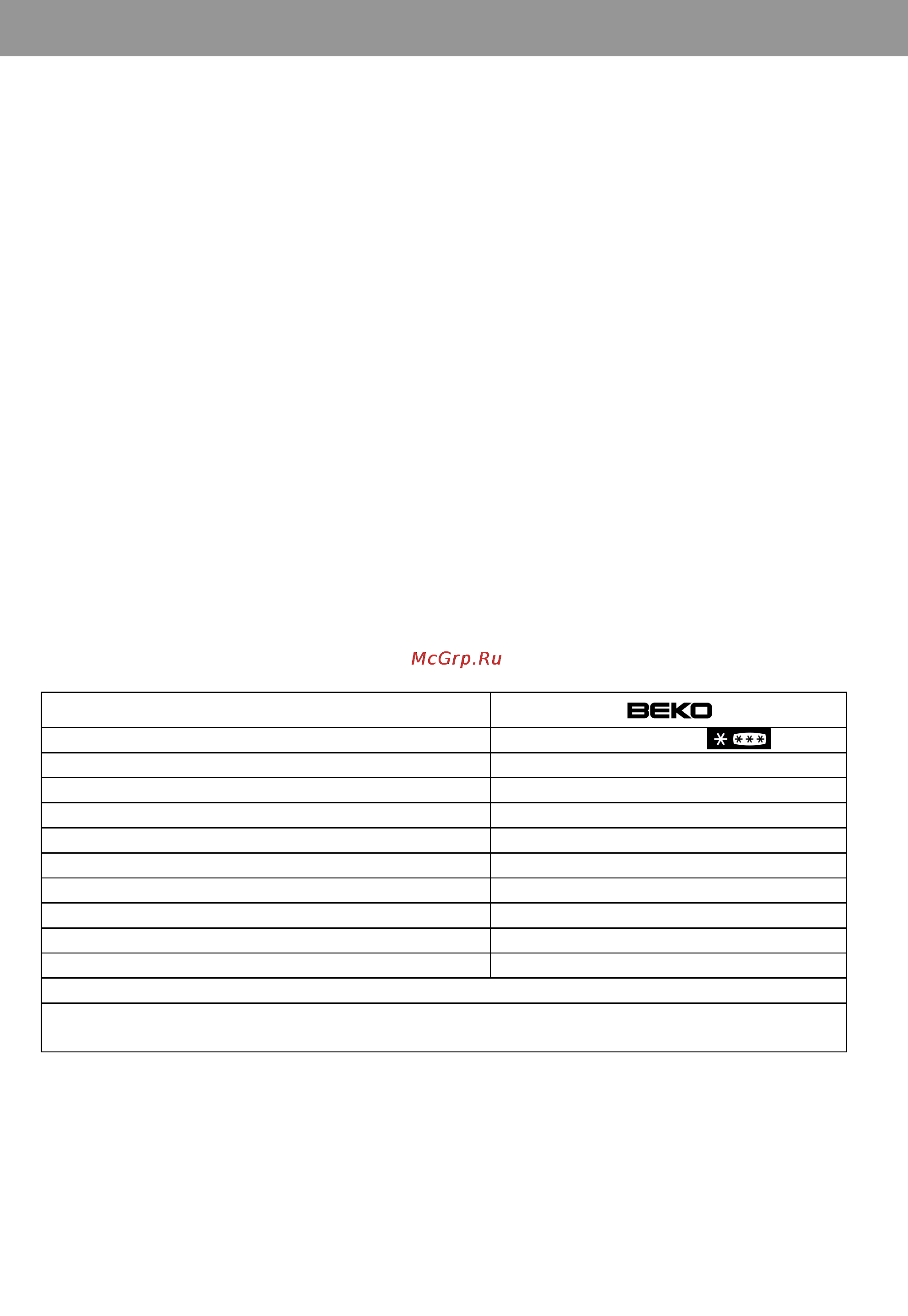 Beko CSK 29000 S [15/28] Instruction for use
