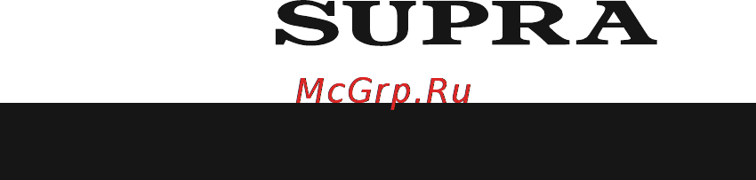 Supra SSM-M52 Инструкция по эксплуатации онлайн