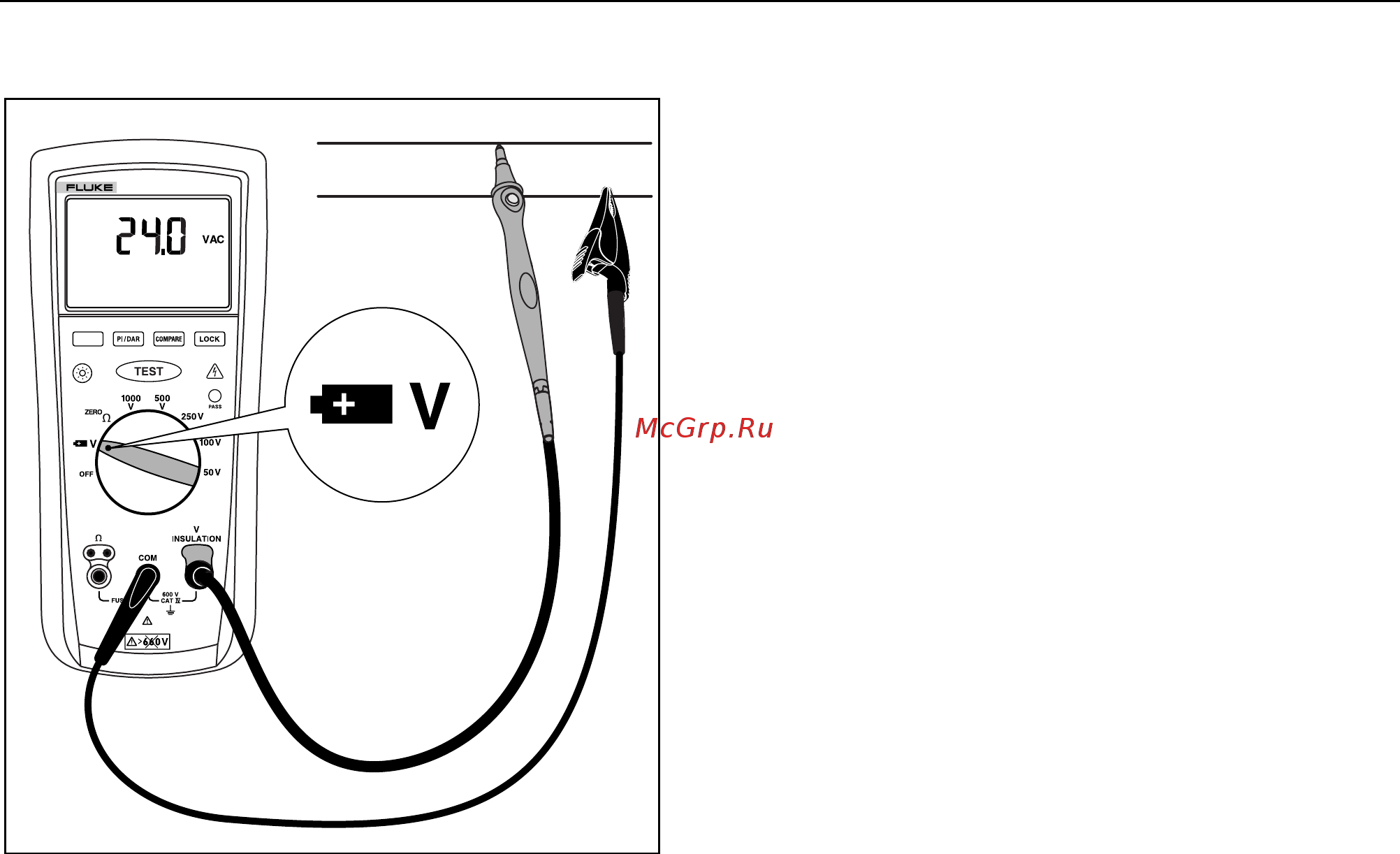 Fluke FLK-1503 [19/38] Measuring volts