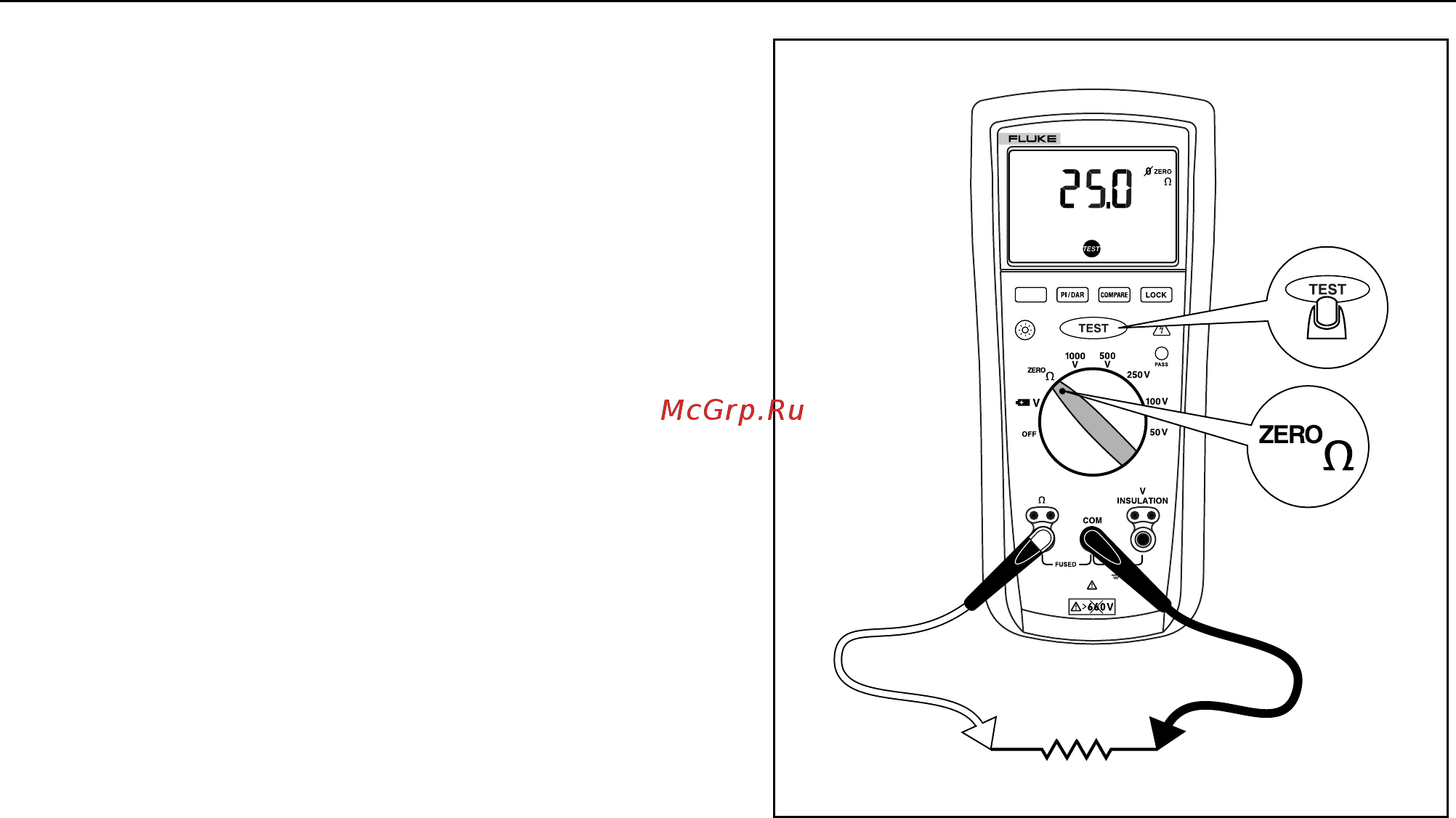 Fluke FLK-1503 Расширенная инструкция онлайн [20/38] 529766