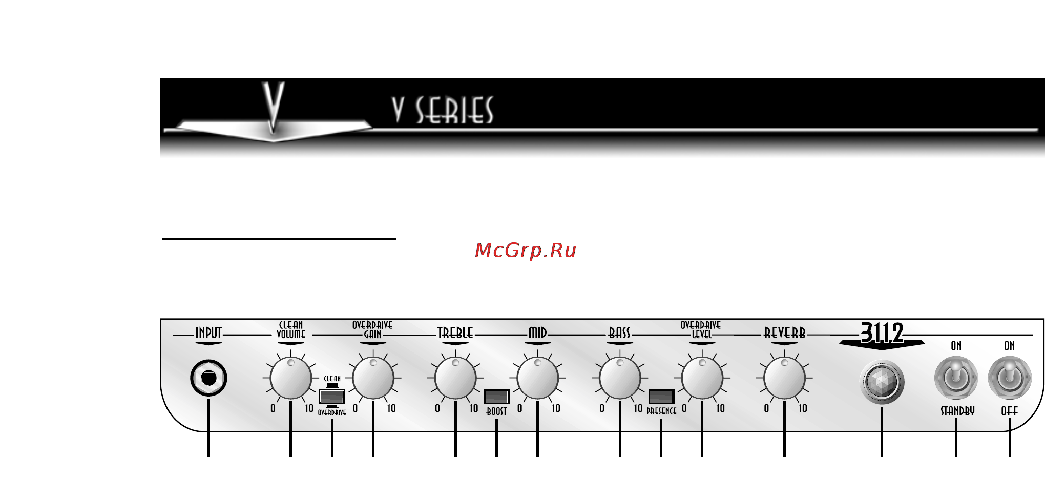 Crate V3112T [4/12] V3112 guitar amplifier