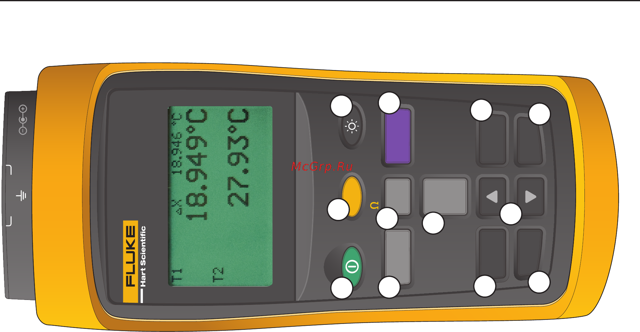 Fluke 1524 [19/36] Рисунок 4 кнопки