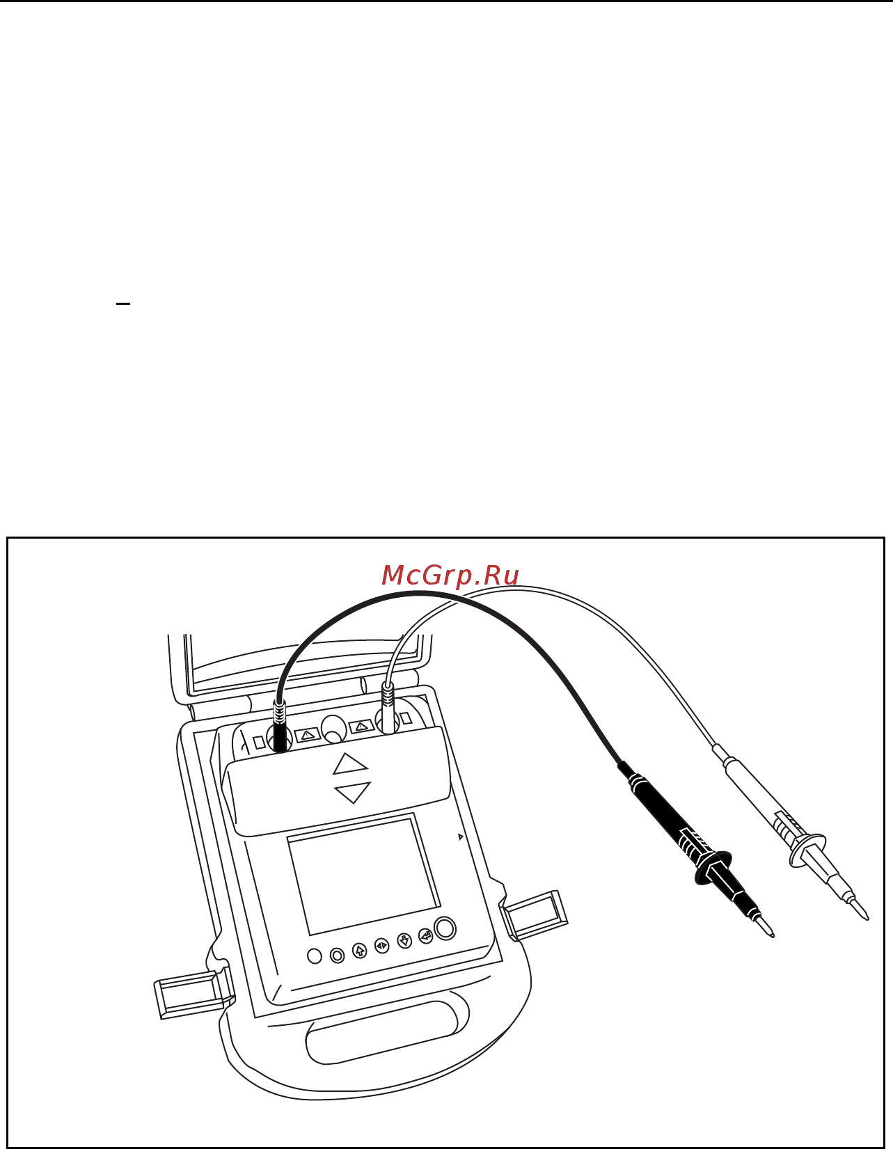 Fluke FLK-1550CFC-KIT/IR [16/30] Откройте клеммы прибора повернув защитную заслонку 2 вставьте испытательные провода в клеммы как показано на рисунке рис 8 соедините испытательные провода с тестируемой цепью