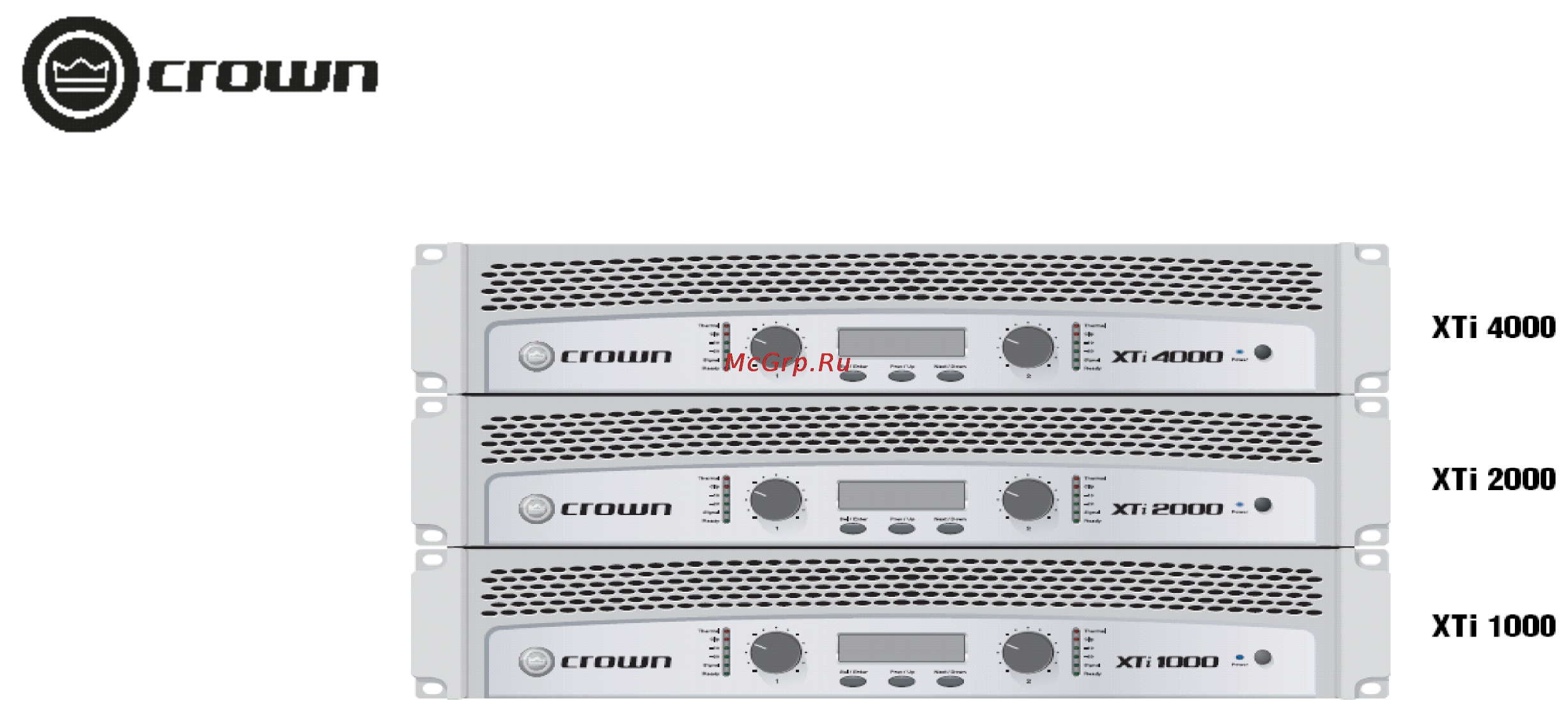 Crown XTi2000 Инструкция по эксплуатации онлайн