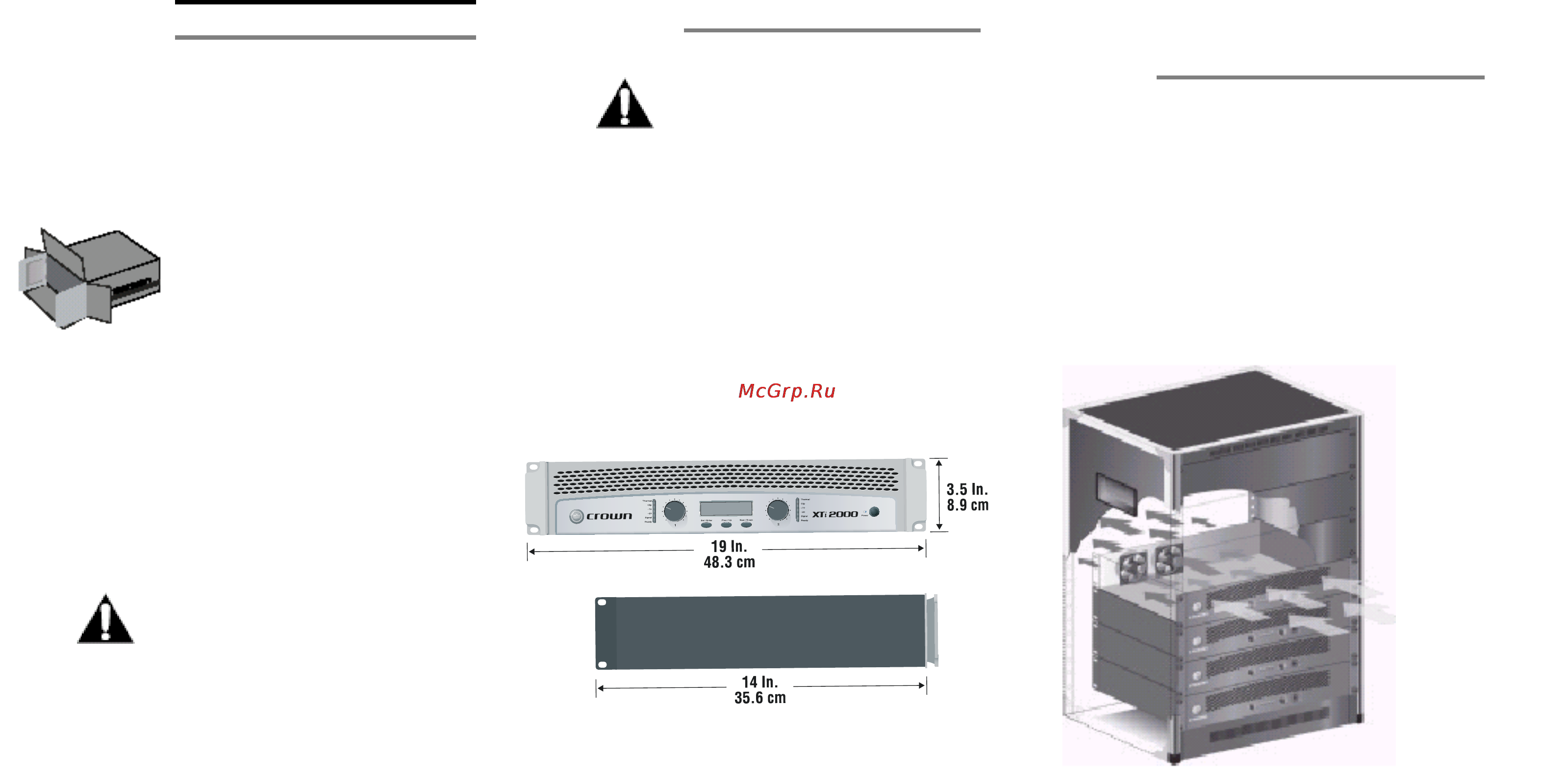 Crown XTi2000 [6/21] Установка