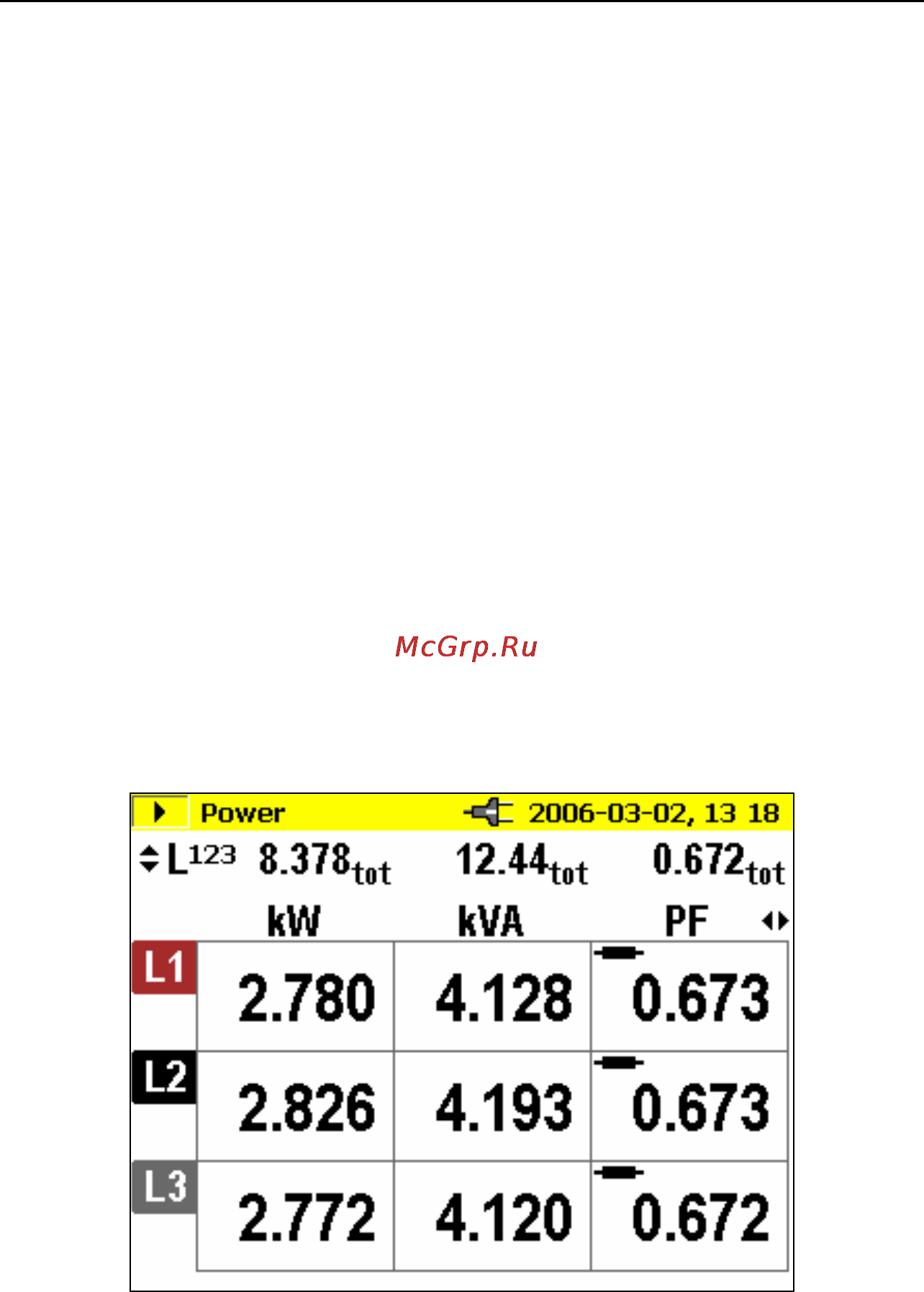 Fluke 1735 [40/78] Измерение
