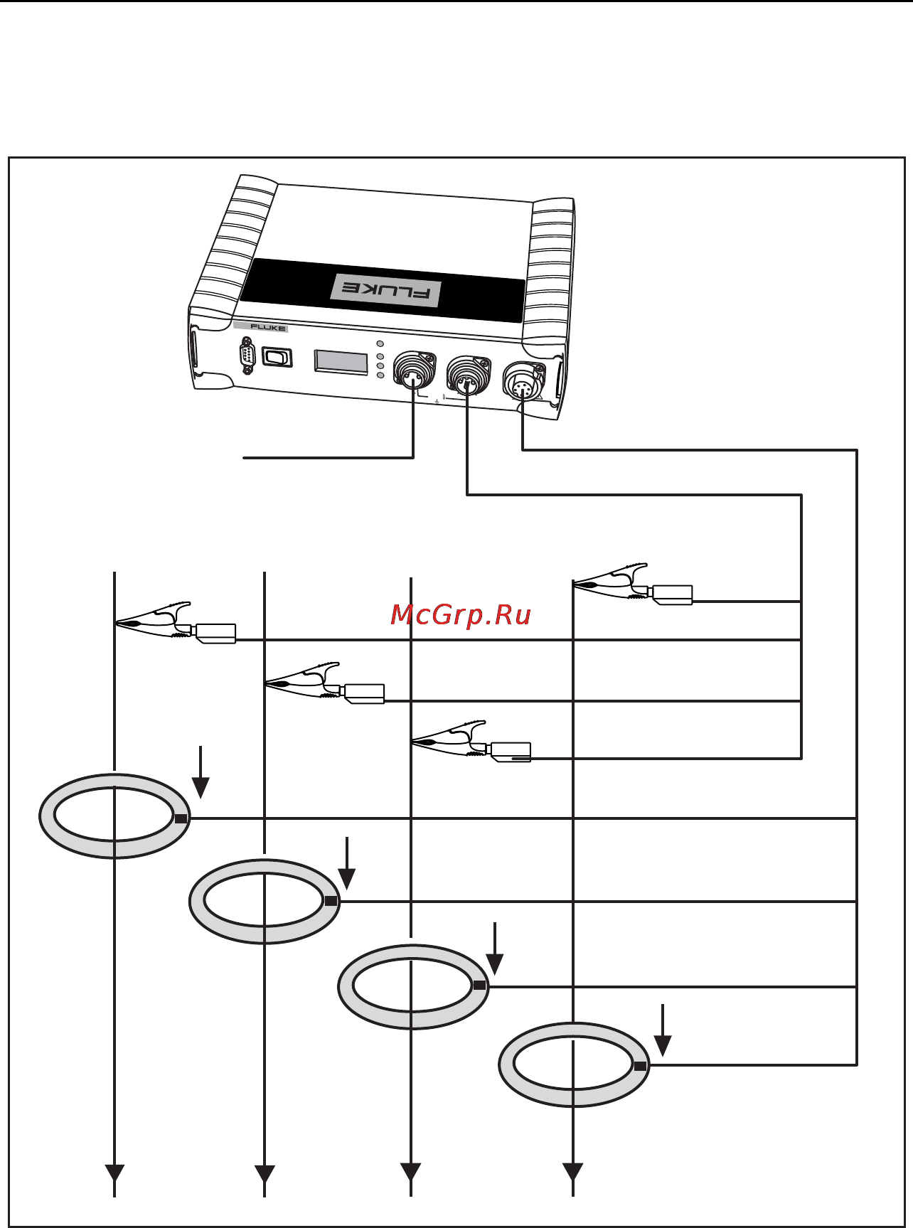 Fluke 1745 [33/72] Connections in 3 phase 4 wire wye systems